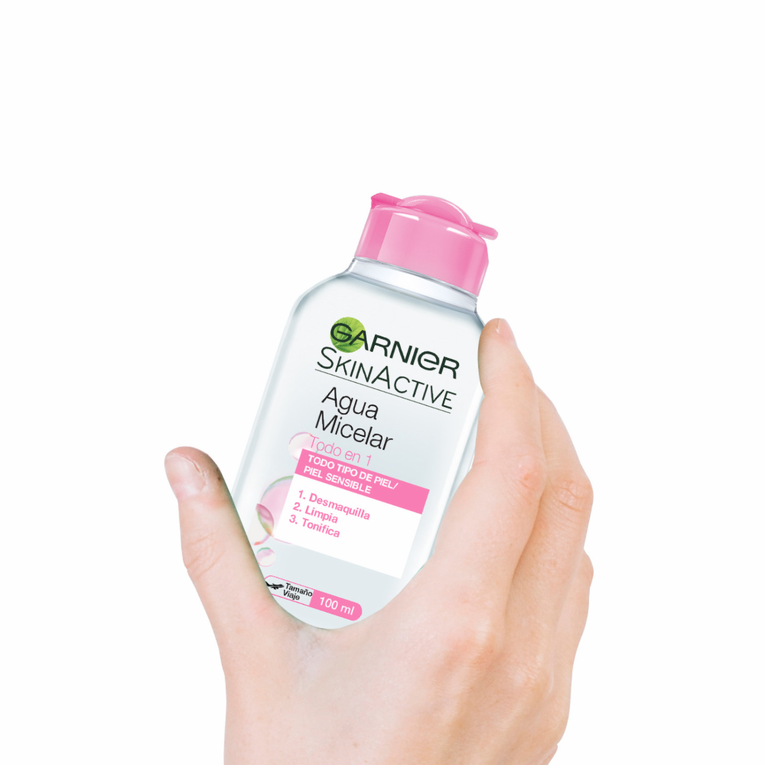 Agua Micelar Todo En 1 Piel Sensible GARNIER SKIN ACTIVE 100 Ml