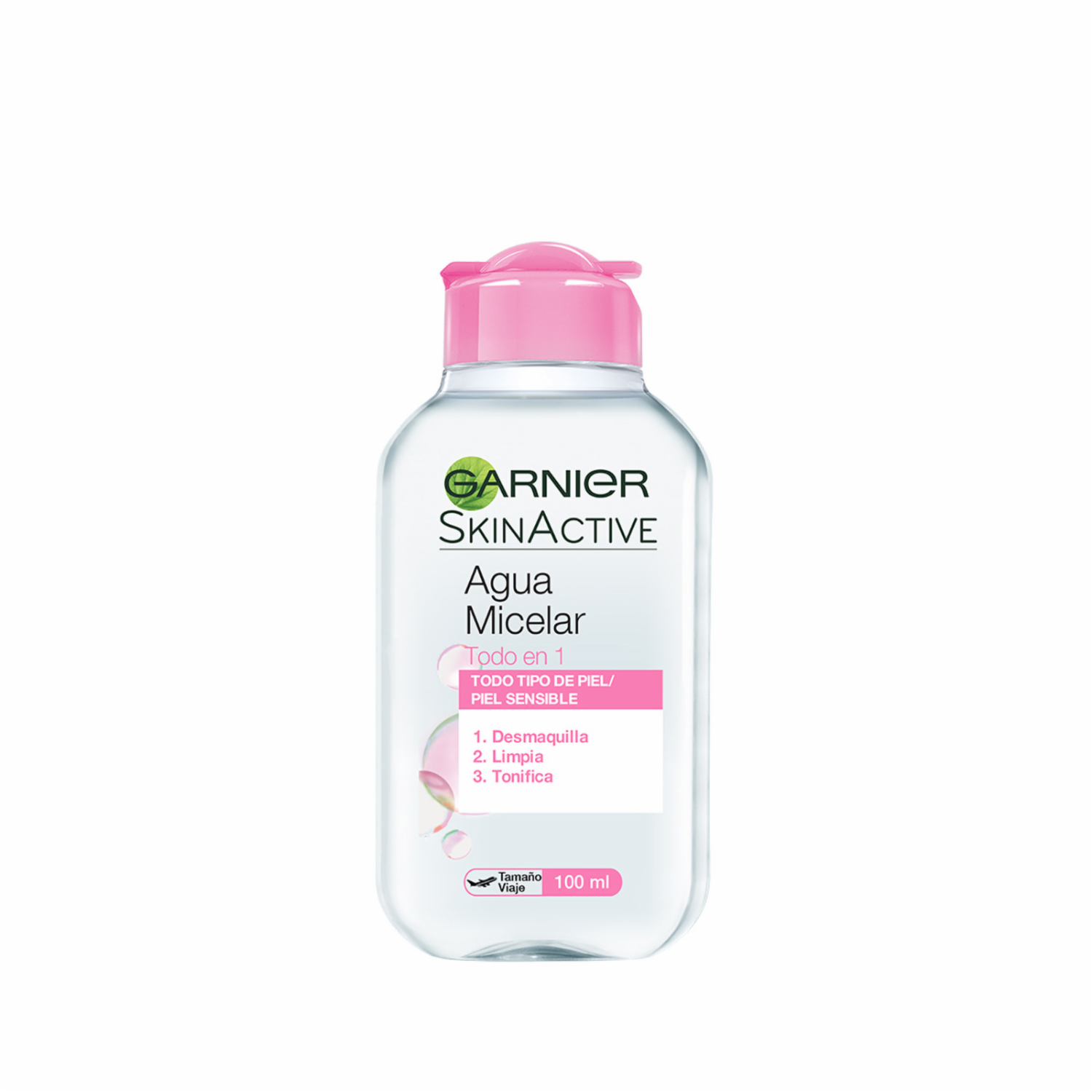 Agua Micelar Todo En 1 Piel Sensible GARNIER SKIN ACTIVE 100 Ml