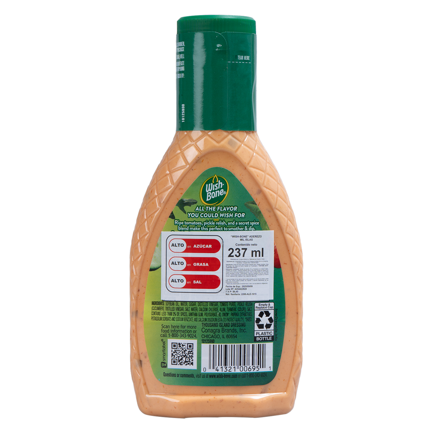 Aderezo Mil Islas WISH BONE 237 Ml
