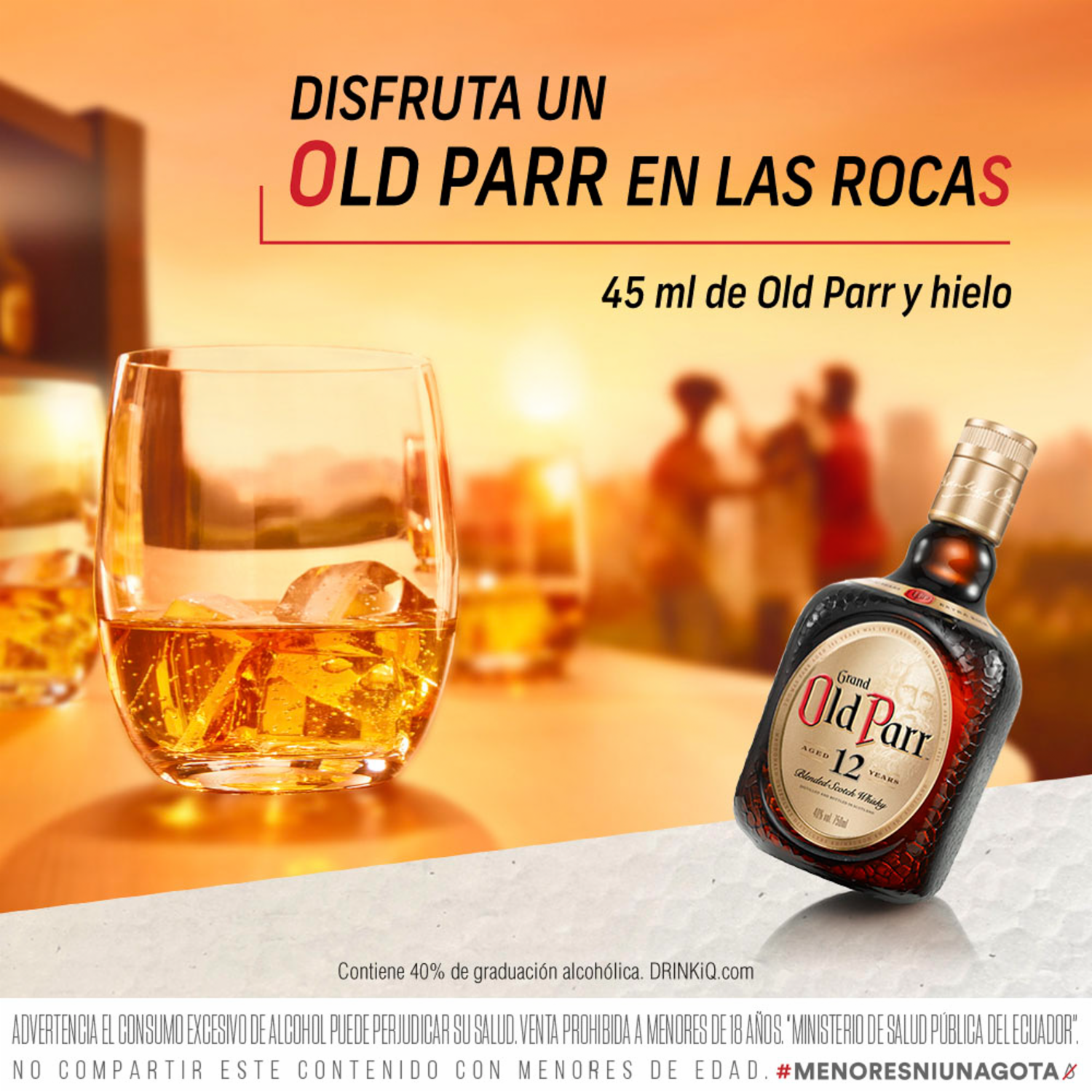 Whisky Blended OLD PARR 750 Ml