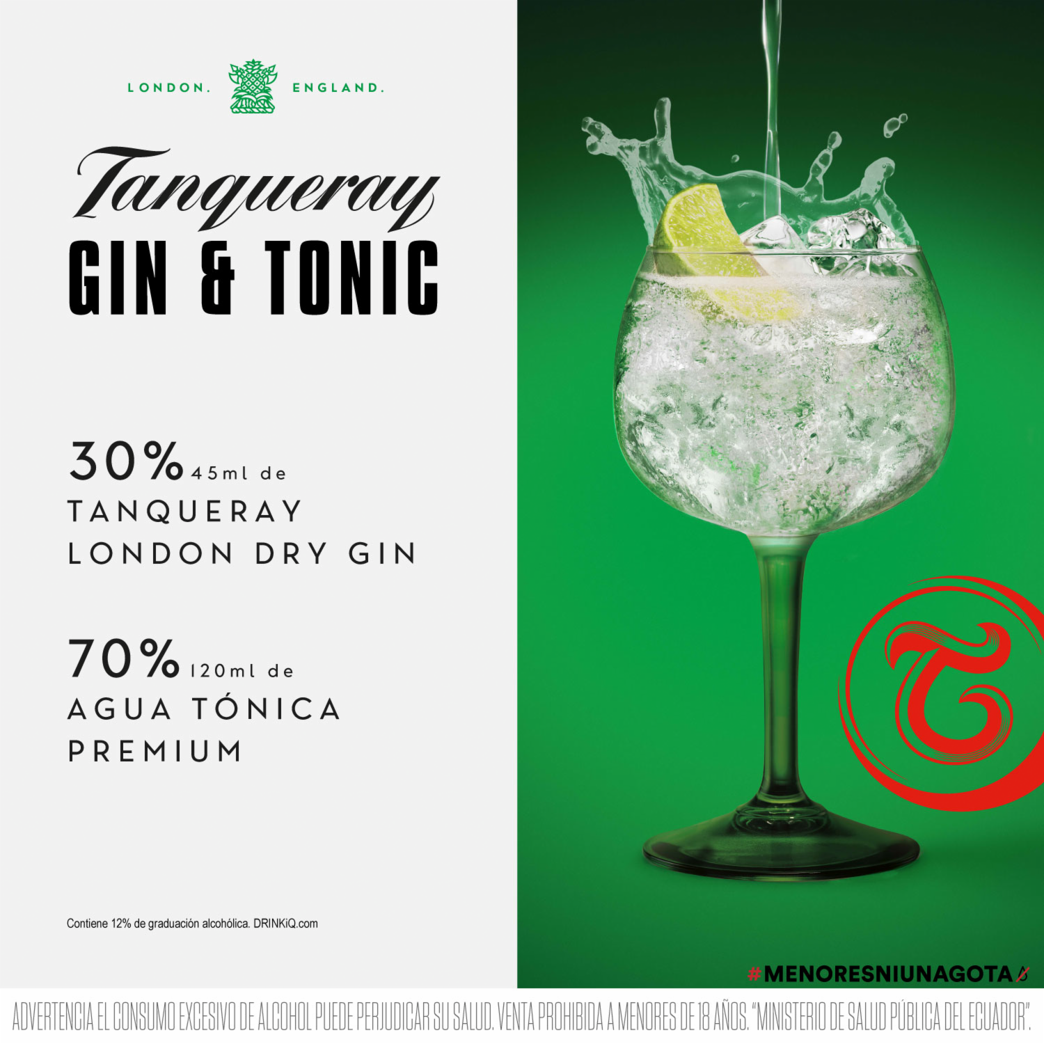 Gin Dry TANQUERAY 750 Ml