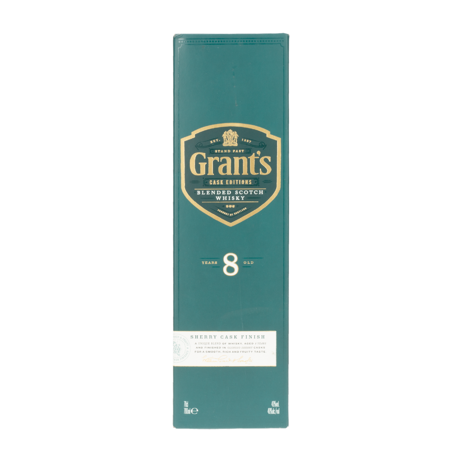 Whisky 8 Anos Cherry Cask GRANT’S 700 Ml