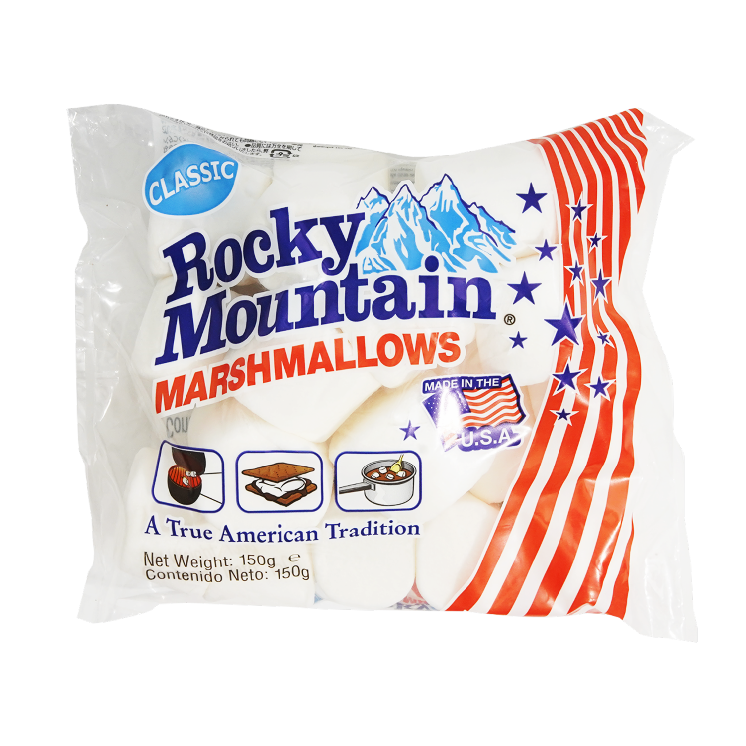 Marshmallows Regular ROCKY MOUNTAIN 150 G