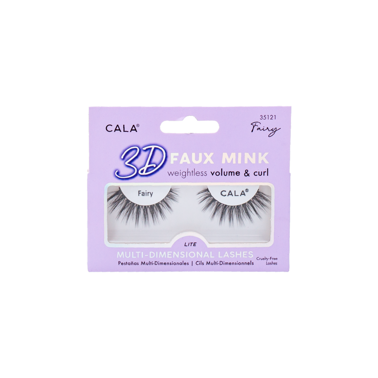 Pestañas Postizas 3D Faux Mink Lashes – Fairy CALA 1 U