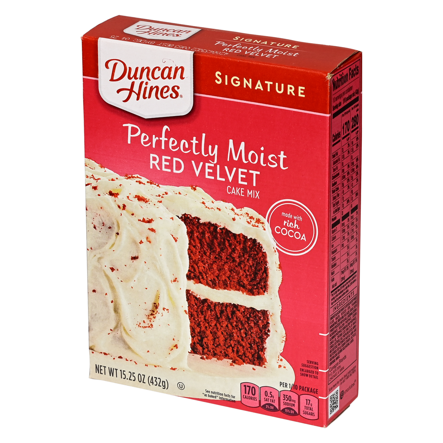 Premezcla Para Pastel Red Velvet DUNCAN HINES 432 G