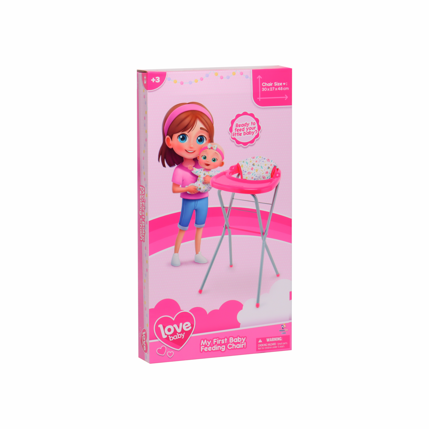 Silla De Comer Para Muñeca ALL 4 KIDS Color Rosa