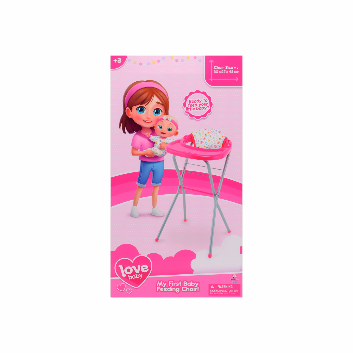 Silla De Comer Para Muñeca ALL 4 KIDS Color Rosa