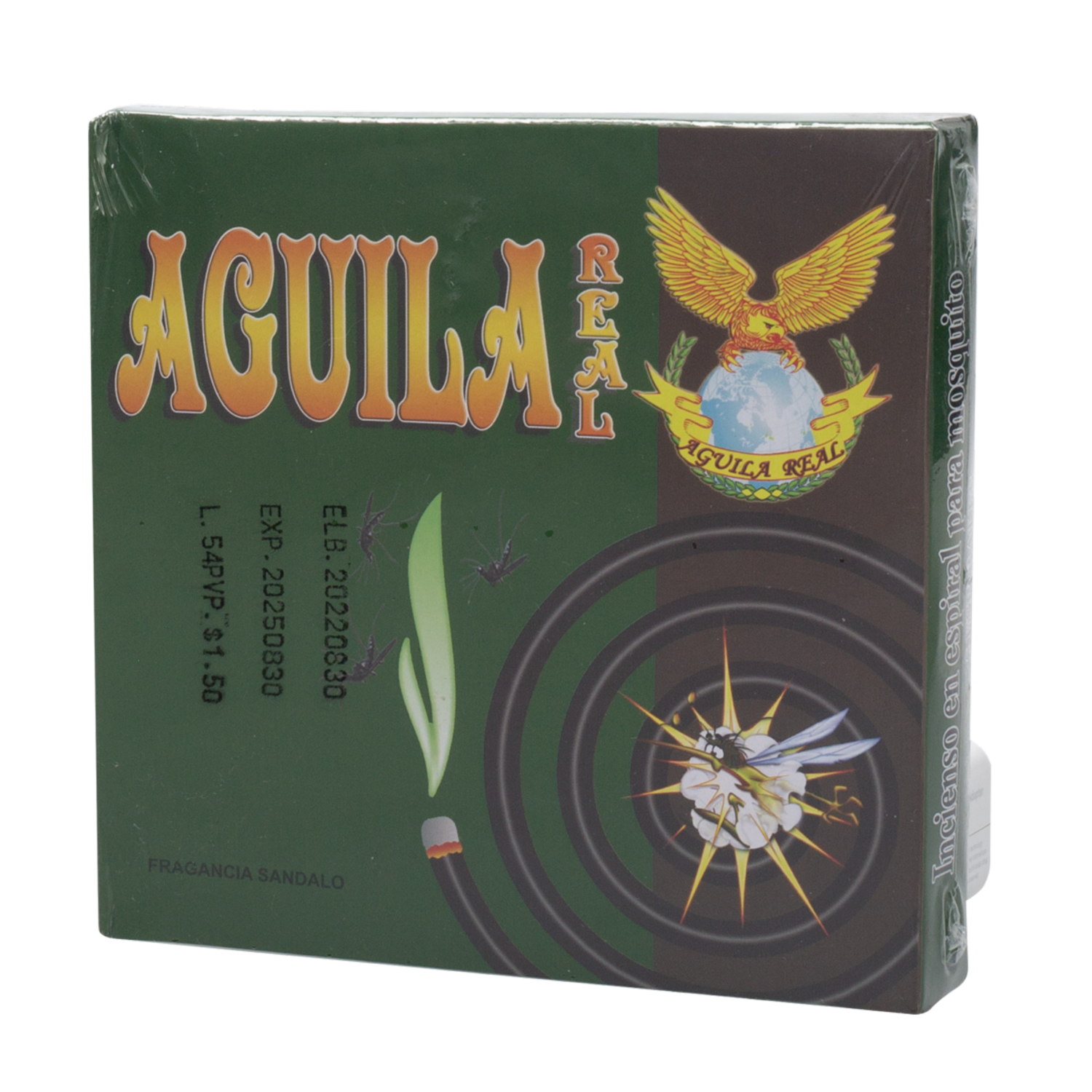 Incienso Para Mosquitos Espiral AGUILA REAL X 5 Uds