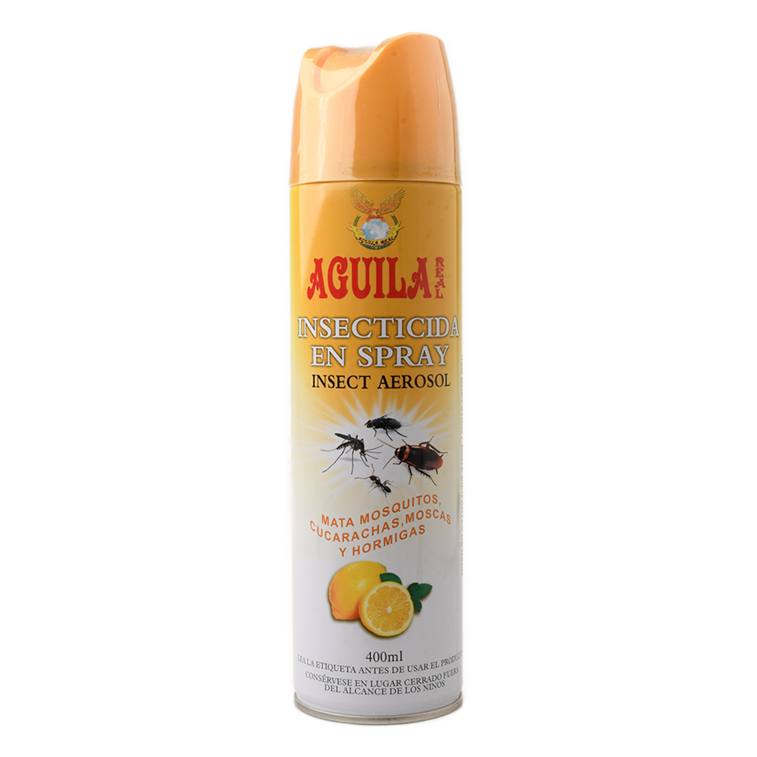 Insecticida En Aerosol Aroma Limón AGUILA REAL 400 Ml
