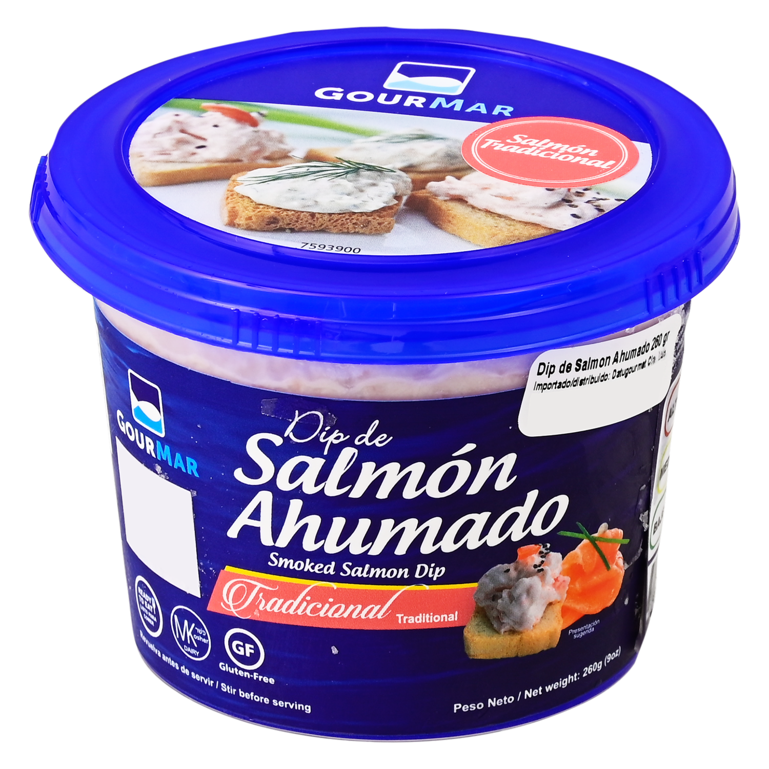 Dip De Salmón Ahumado GOURMAR 260 G