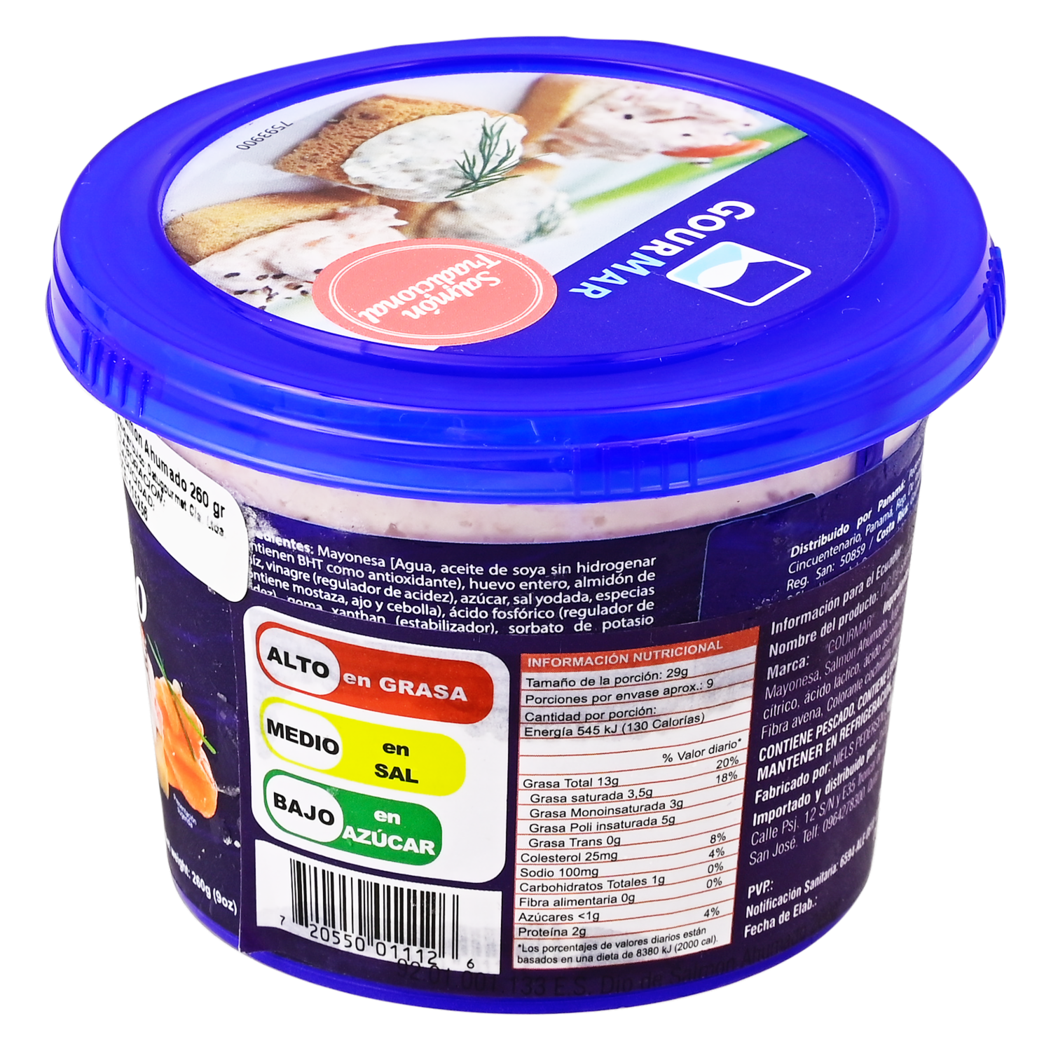 Dip De Salmón Ahumado GOURMAR 260 G