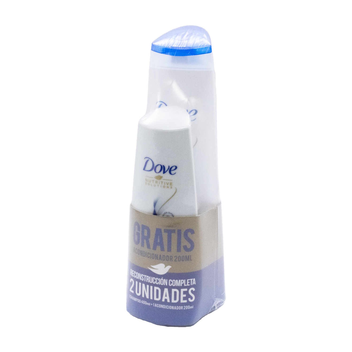 Shampoo Y Acondicionador Reconstrucción Completa DOVE 2 X 400 Ml