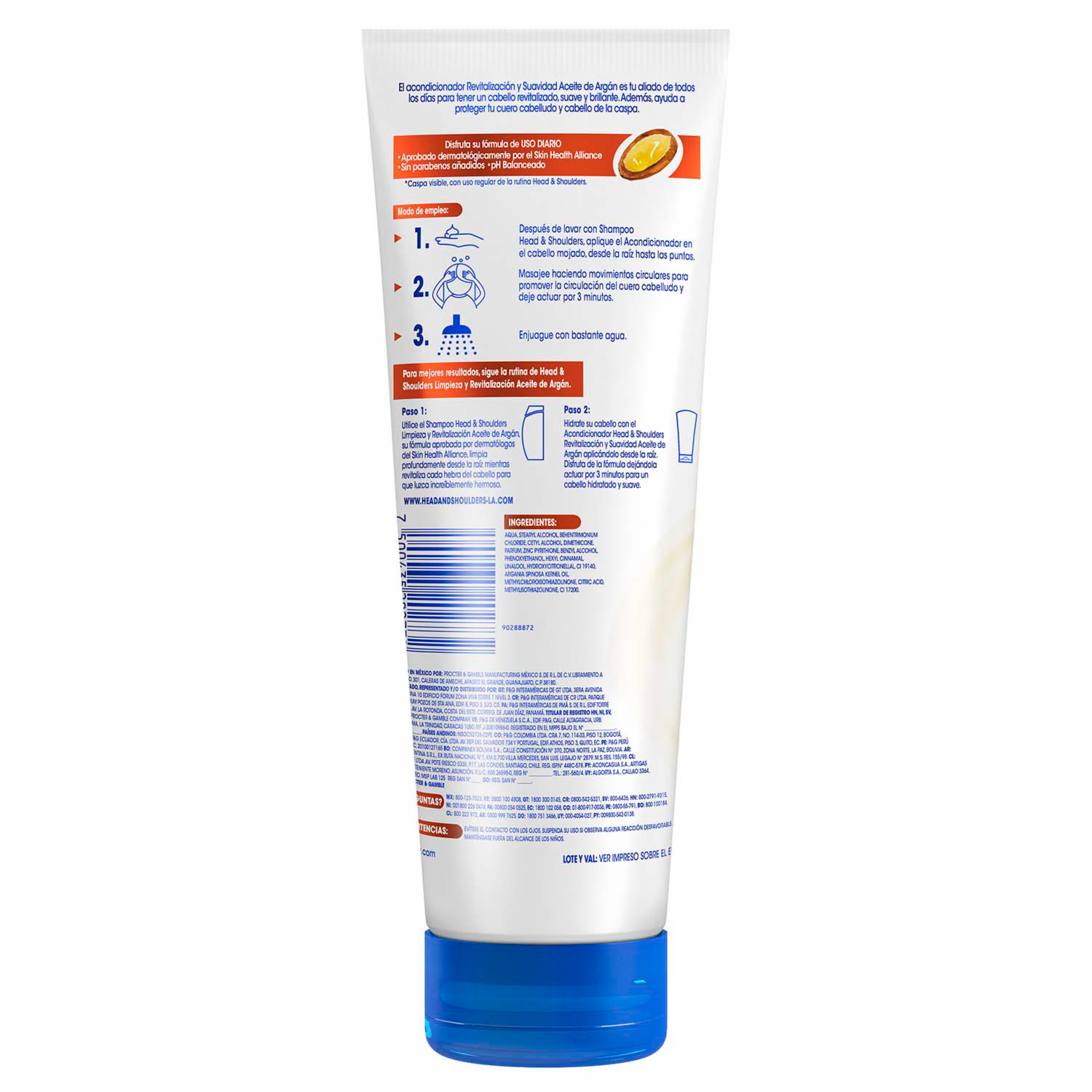 Acondicionador De Cabello Argán HEAD & SHOULDERS 300 Ml