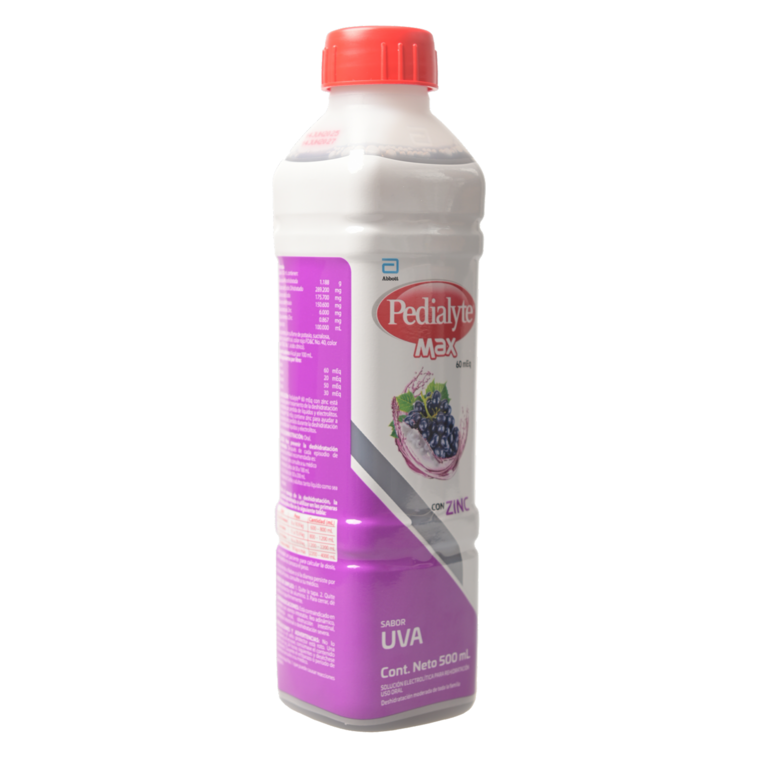 Suero Oral Sabor A Uva PEDIALYTE 500 Ml