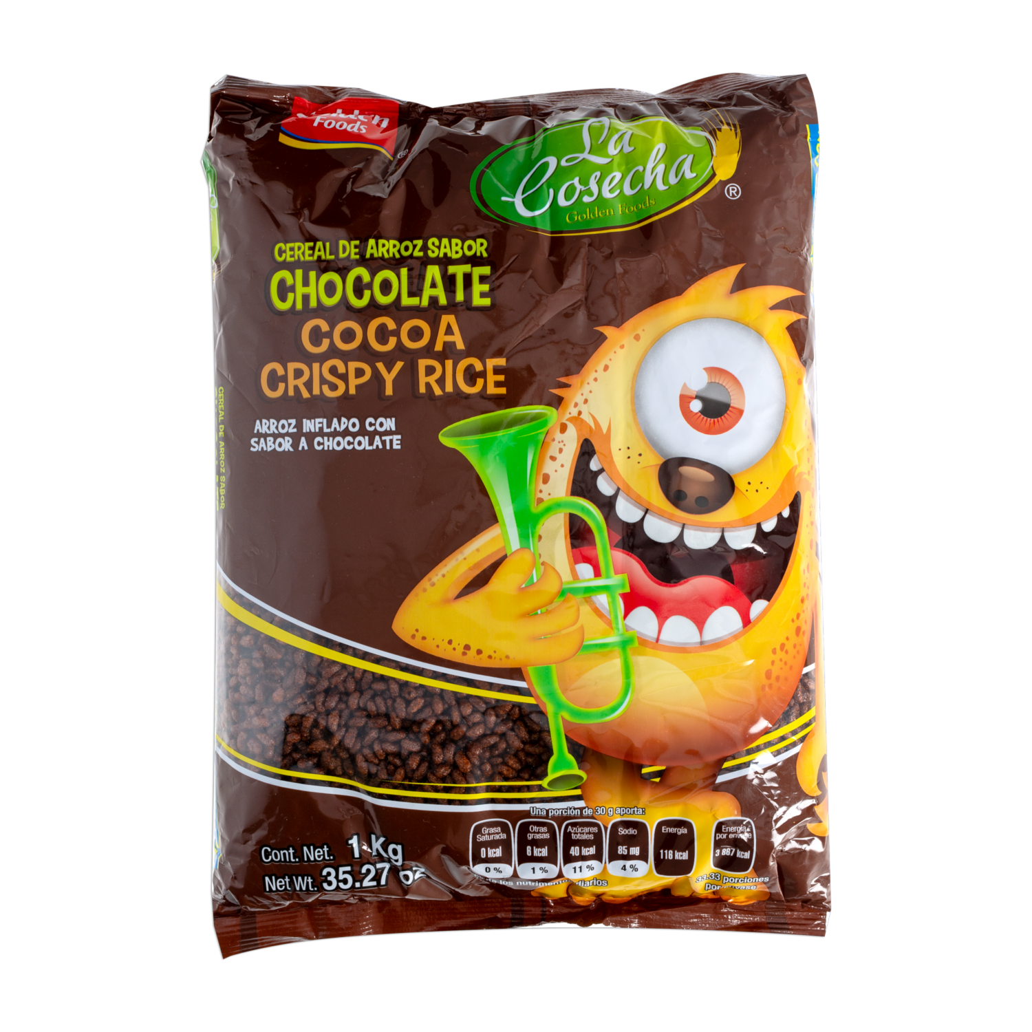Cereal De Arroz Crocante Con Chocolate LA COSECHA 1 000 G