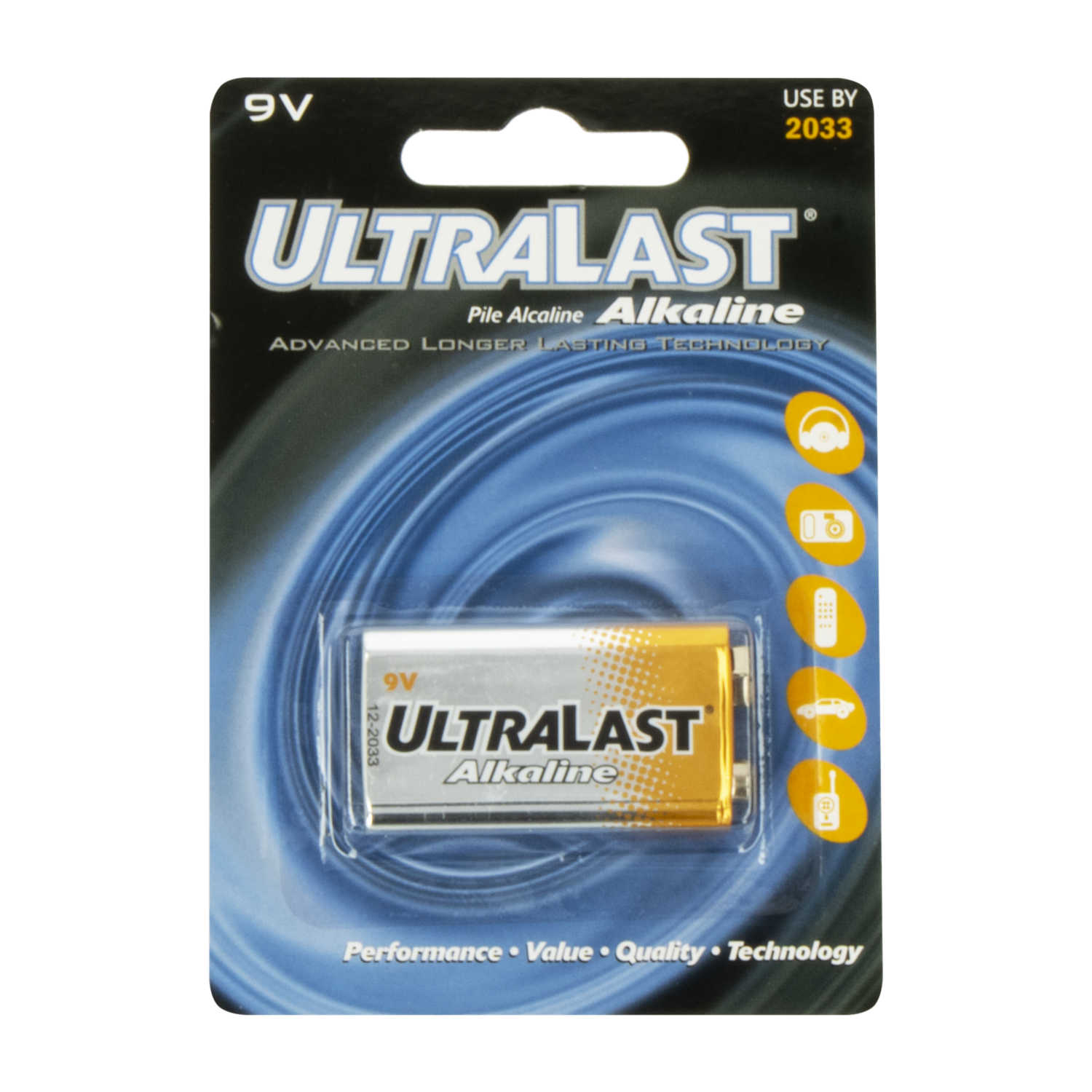 Pila 9V ULTRALAST Unidad