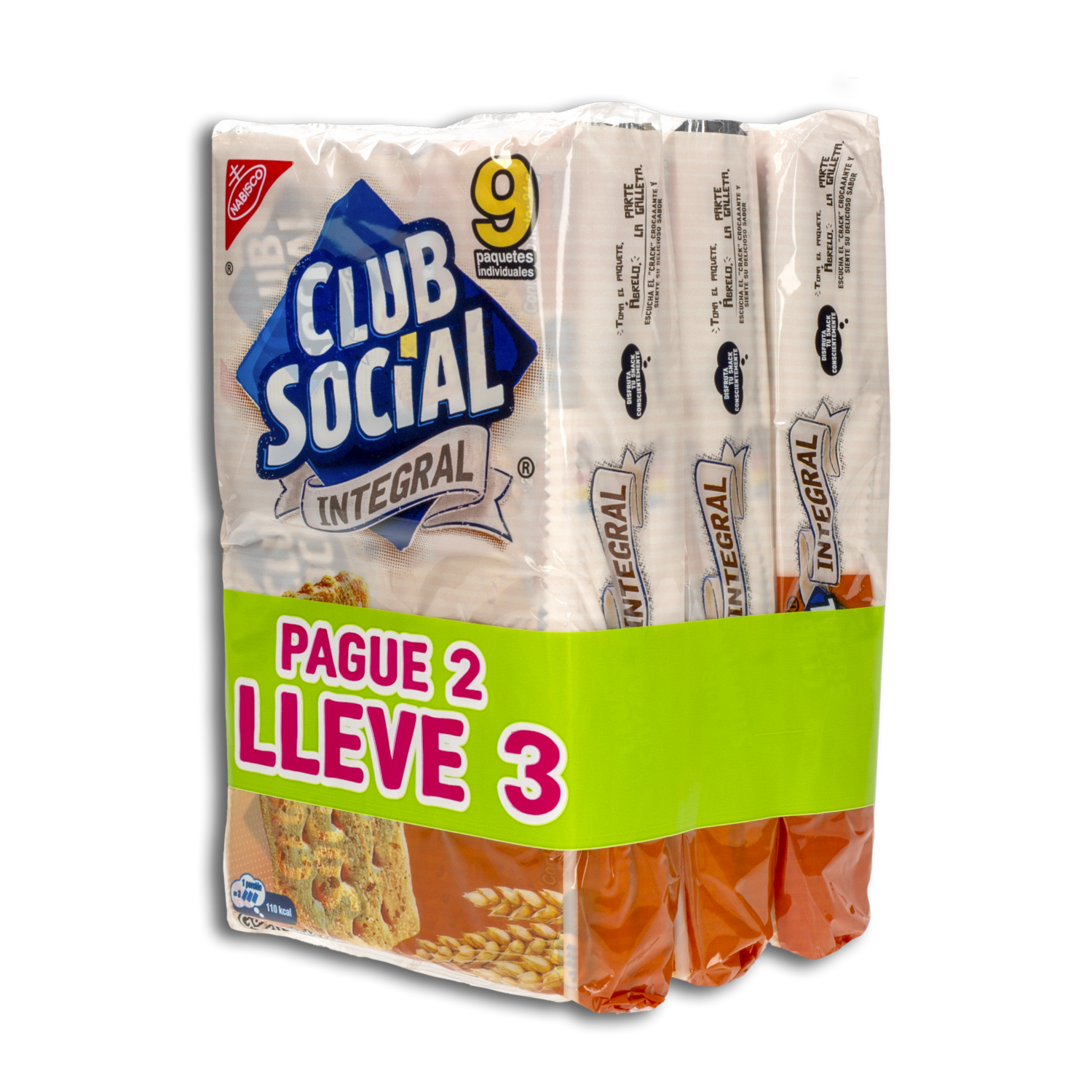 Galletas Integrales De Sal CLUB SOCIAL 648 G