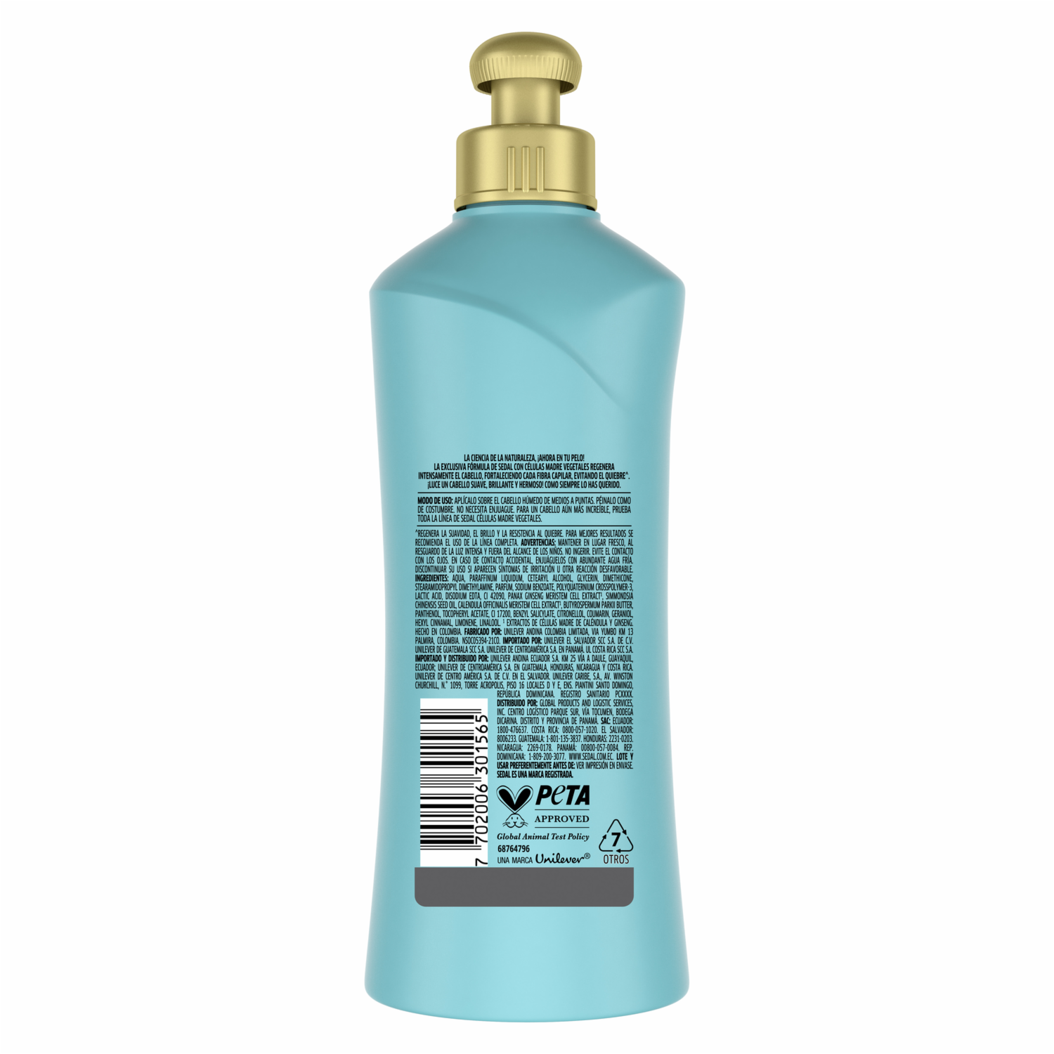 Crema Para Peinar Células Madres Vegetales SEDAL 340 Ml