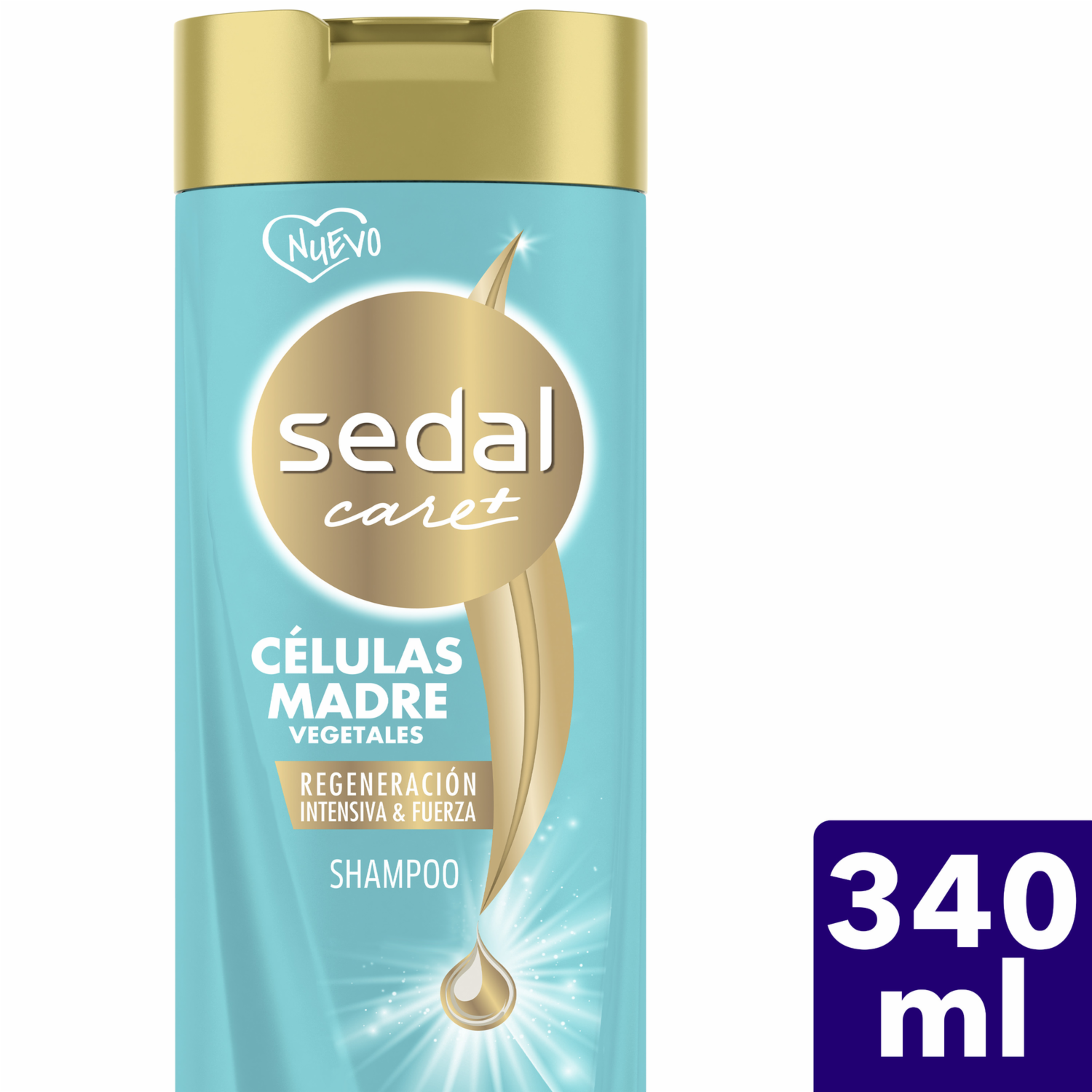 Shampoo De Cabello Células Madre Vegetales Regeneración Intensa Y Fuerza SEDAL 340 Ml