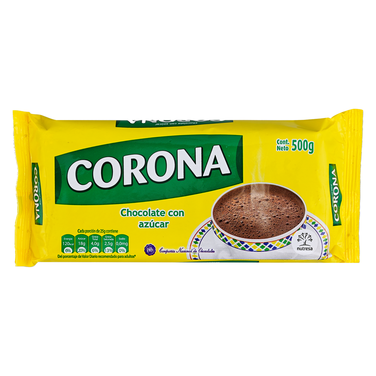 Chocolate En Polvo Con Azúcar CORONA 500 G