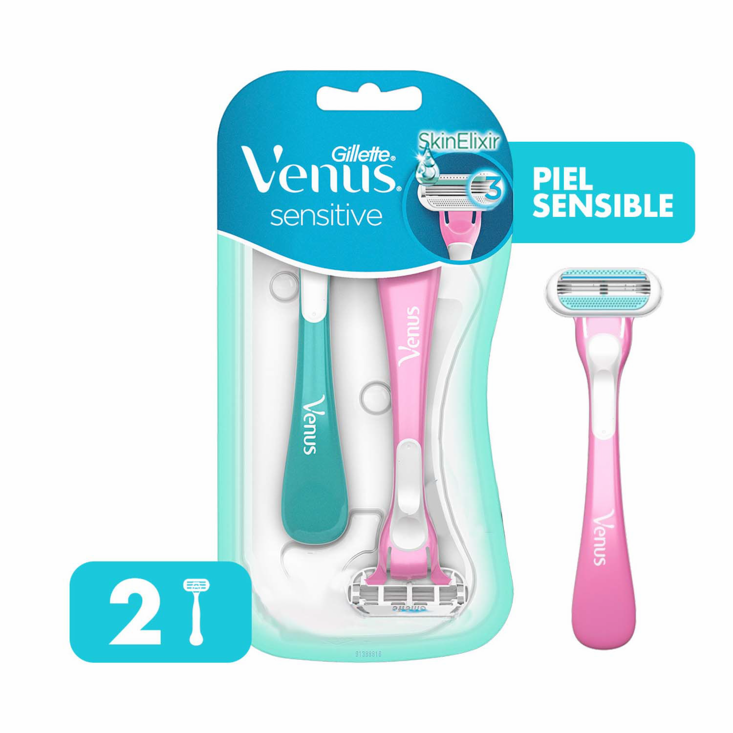 Razuradora Desechable Venus Sensitive VENUS X2 Uds