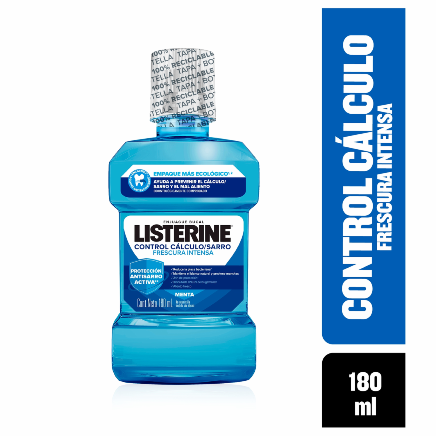 Enjuague  Bucal Control Cálculo LISTERINE 180 Ml