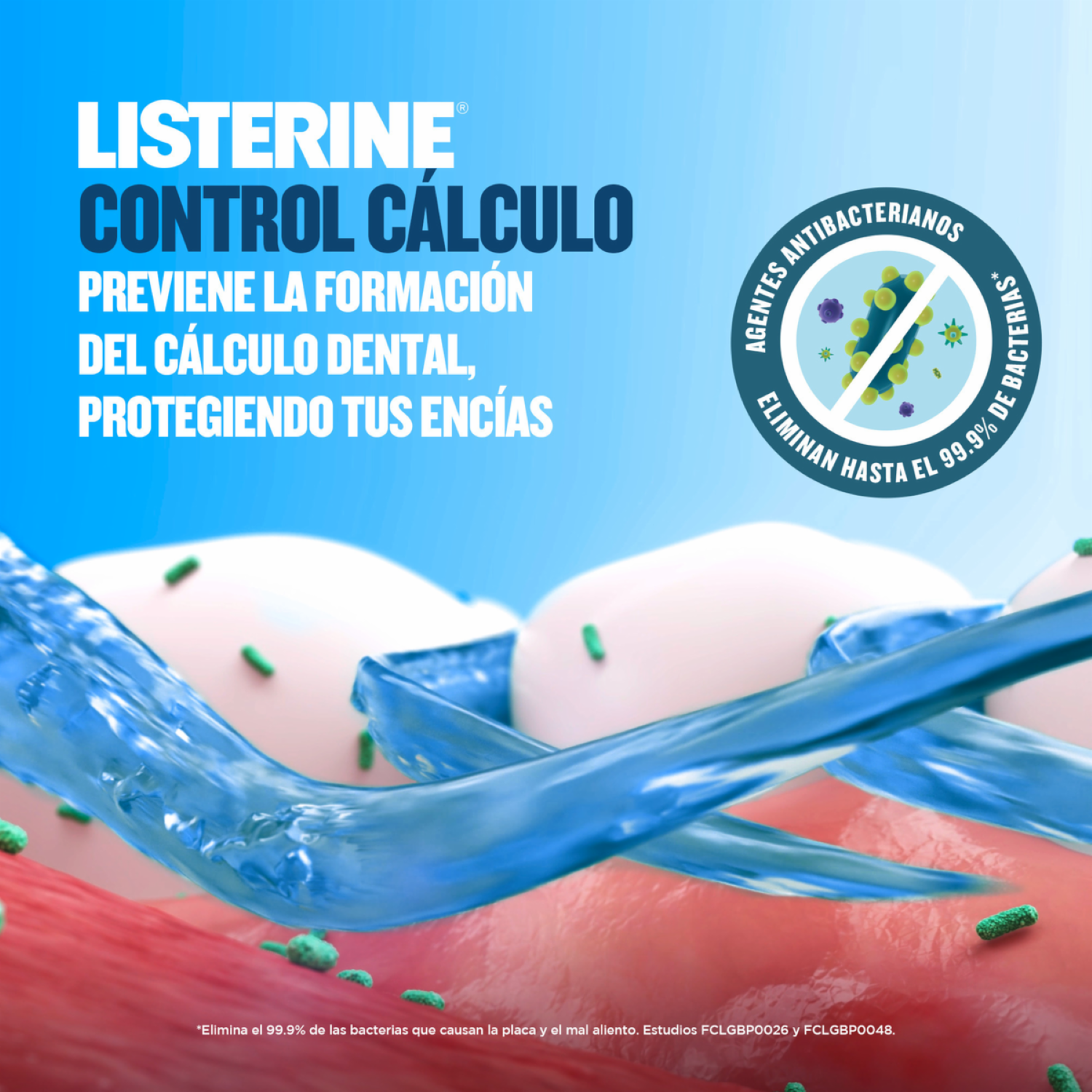 Enjuague  Bucal Control Cálculo LISTERINE 180 Ml