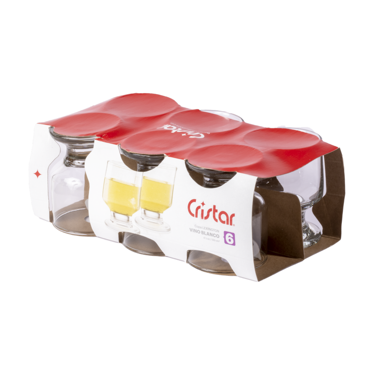 Set De Copas Para Vino Blanco Lexington 0505cl6 CRISTAR X 6 Uds