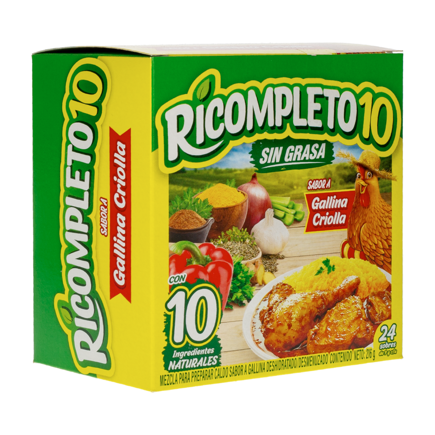 Caldo De Gallina En Polvo RICOMPLETO 10 227 G