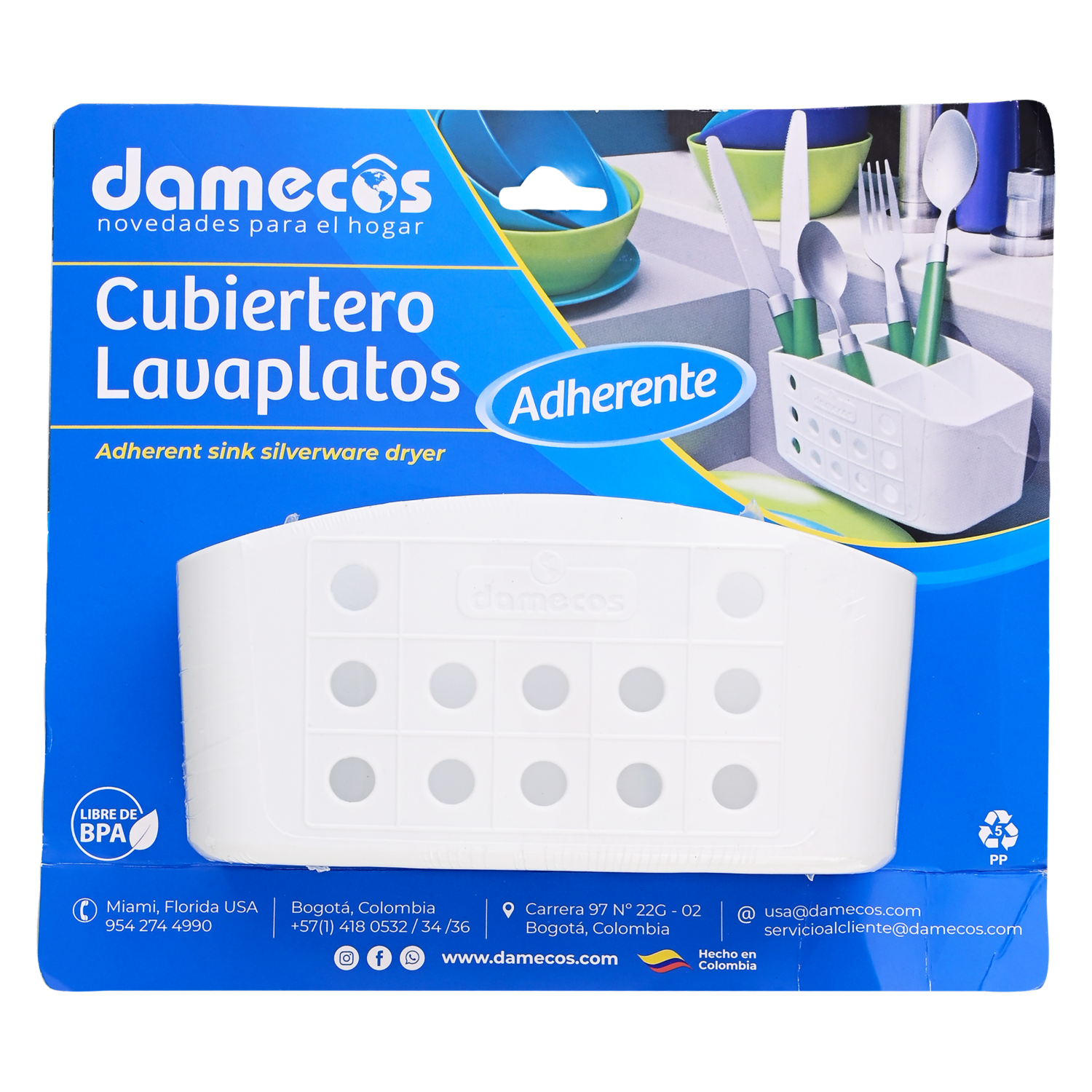 Cubiertero Lavaplatos Adherente DAMECOS Unidad