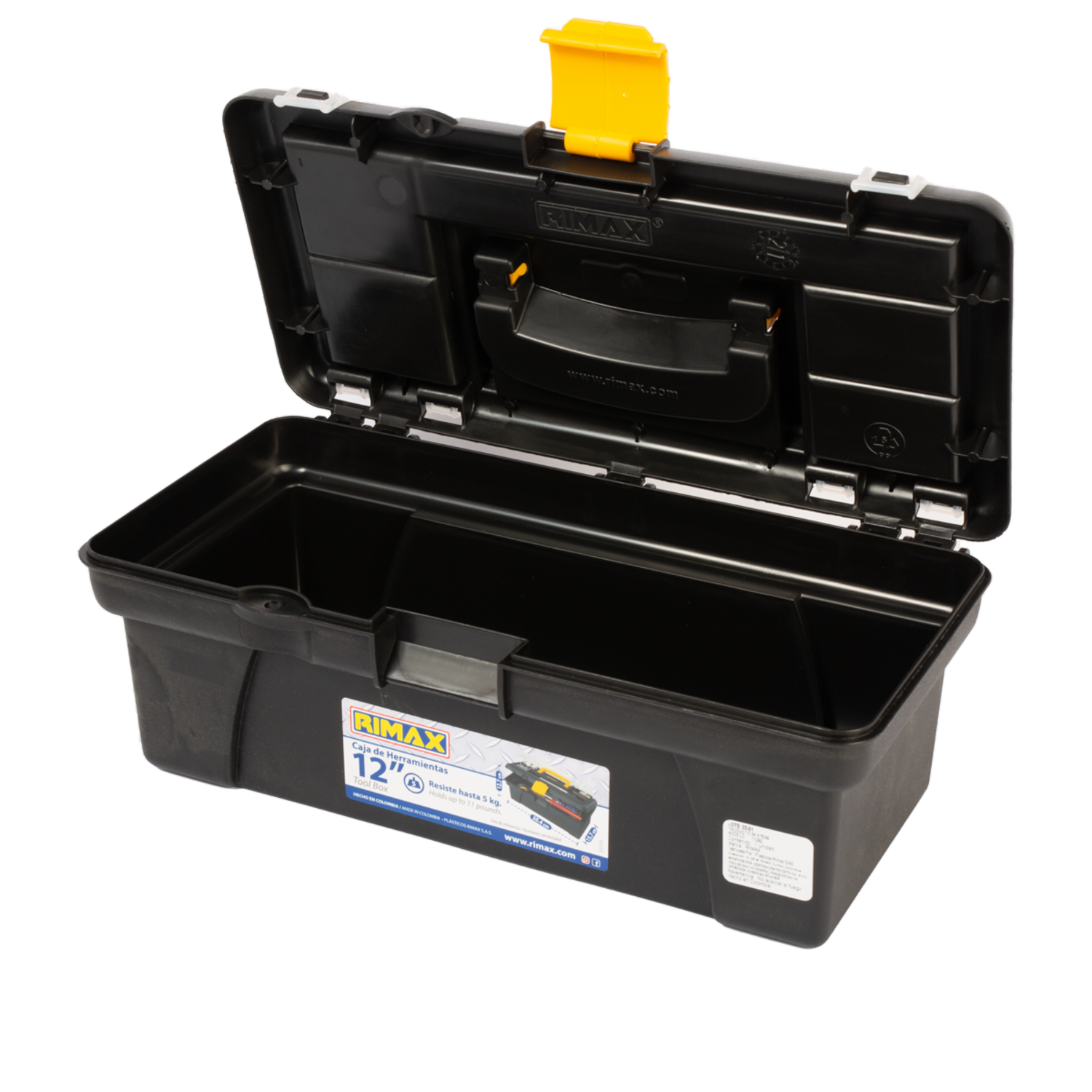 Caja De Herramientas 12″Negro RIMAX Unidad