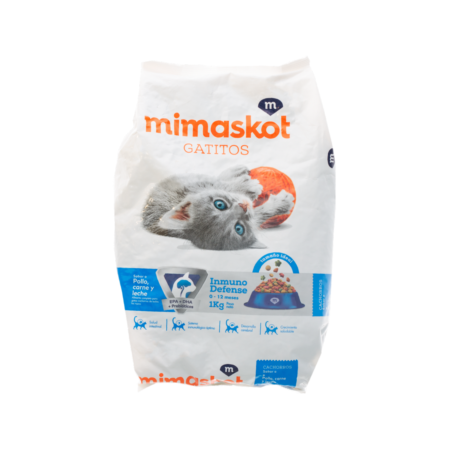 Alimento Para Gatitos Pollo Carne Y Leche MIMASKOT 1000 G