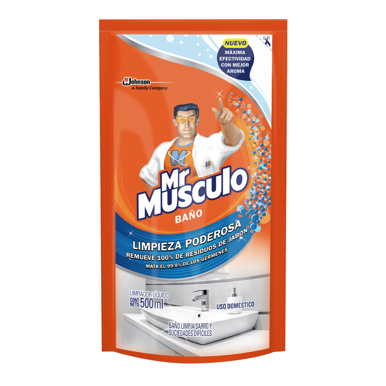 Limpiador De Baño Doy pack MR.MUSCULO 500 Ml