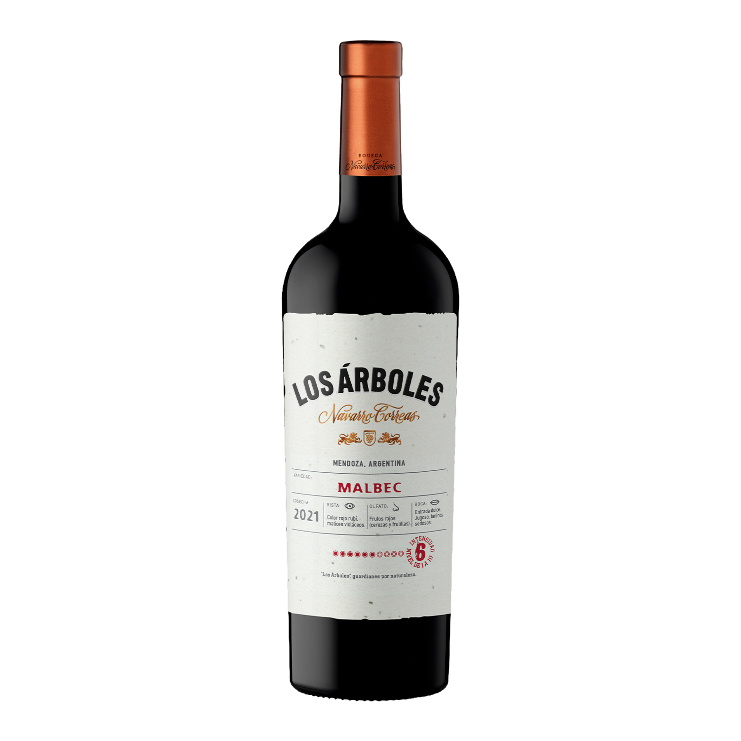 Vino Tinto Argentino Los Árboles Malbec NAVARRO CORREAS 750 Ml