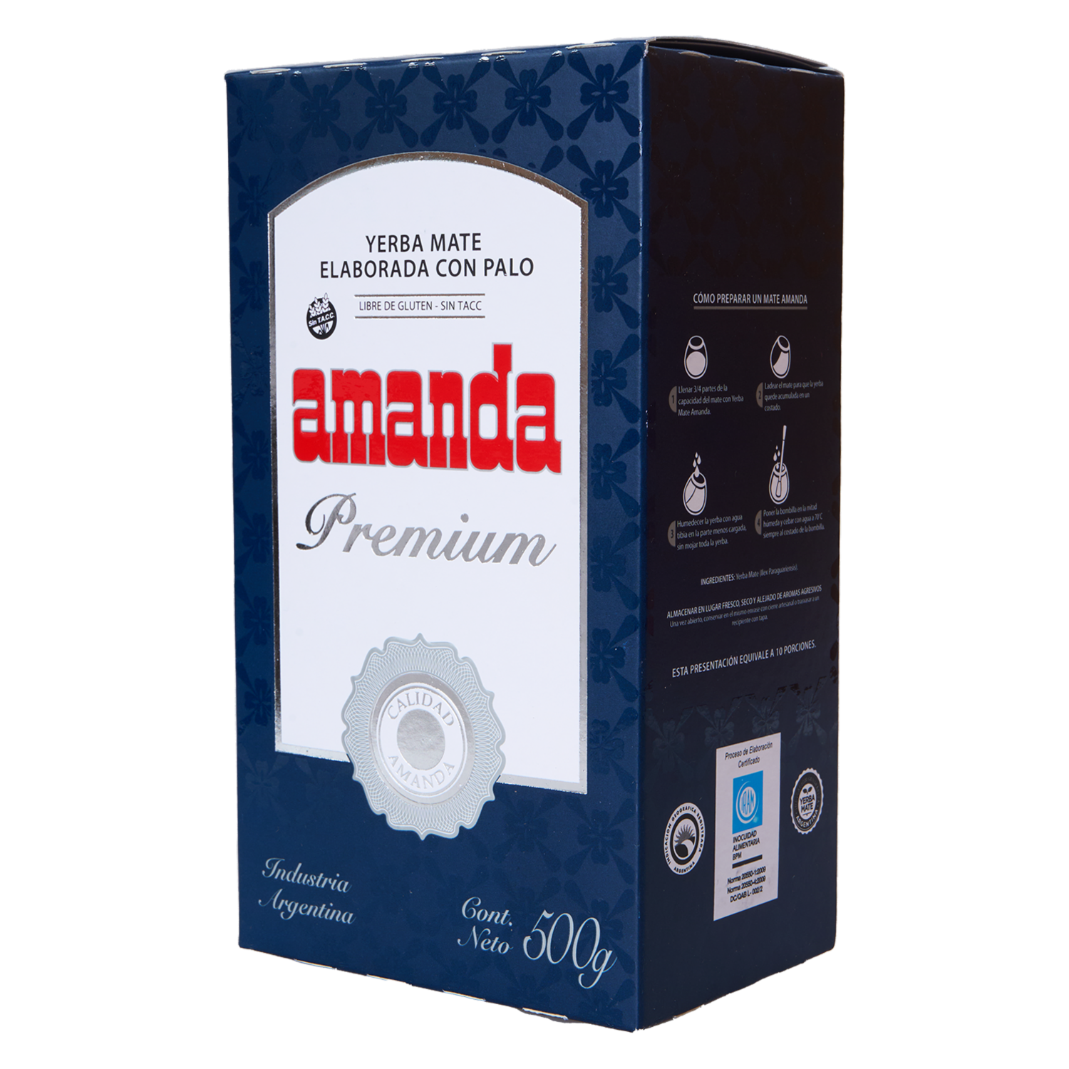 Yerba Mate Premium AMANDA 500 G