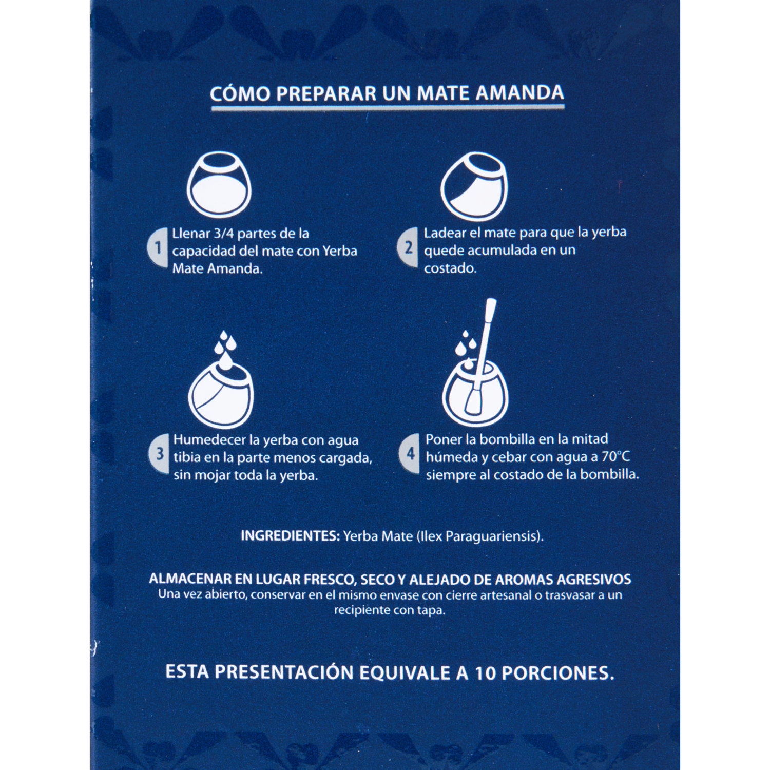 Yerba Mate Premium AMANDA 500 G