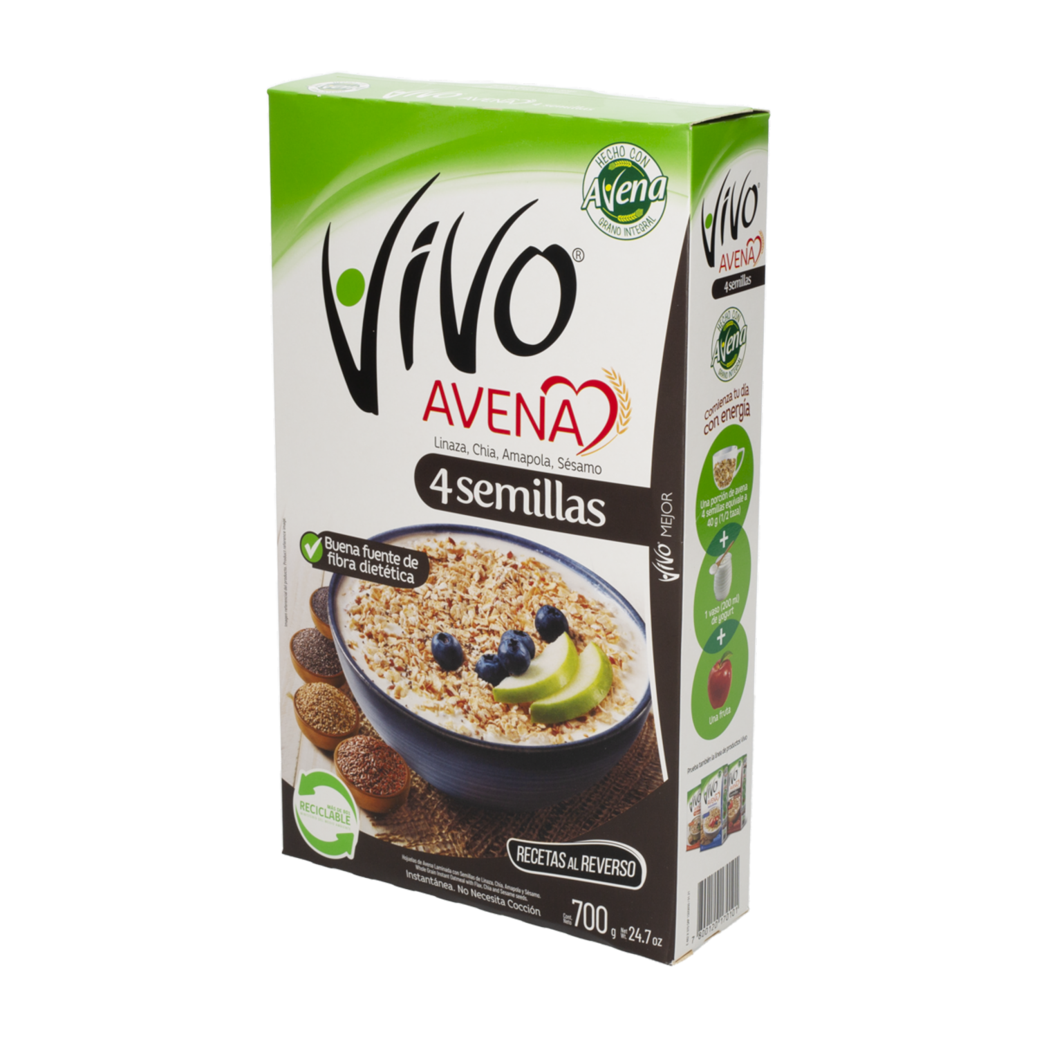 Avena 4 Semillas VIVO 700 g