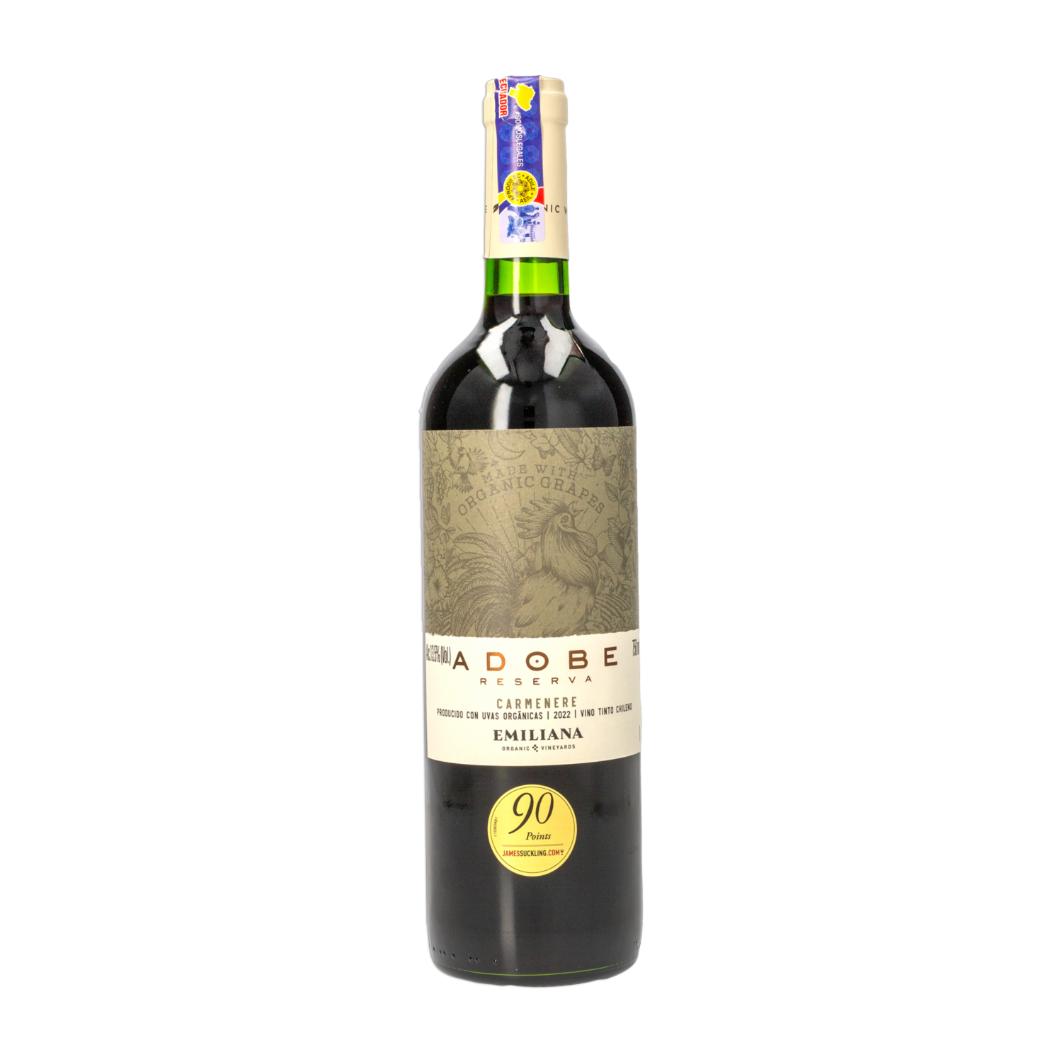 Vino Tinto Carmenere ADOBE 750 ML