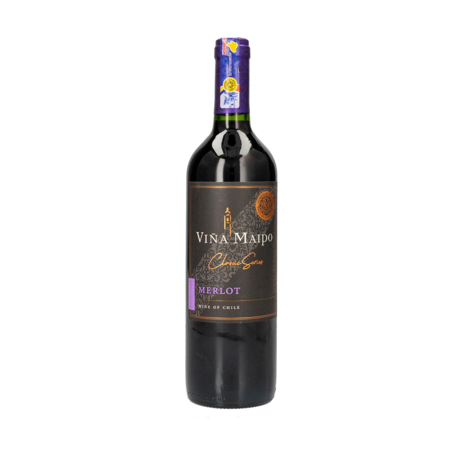 Vino Tinto Merlot Chileno Viña VIÑA MAIPO 750 ML