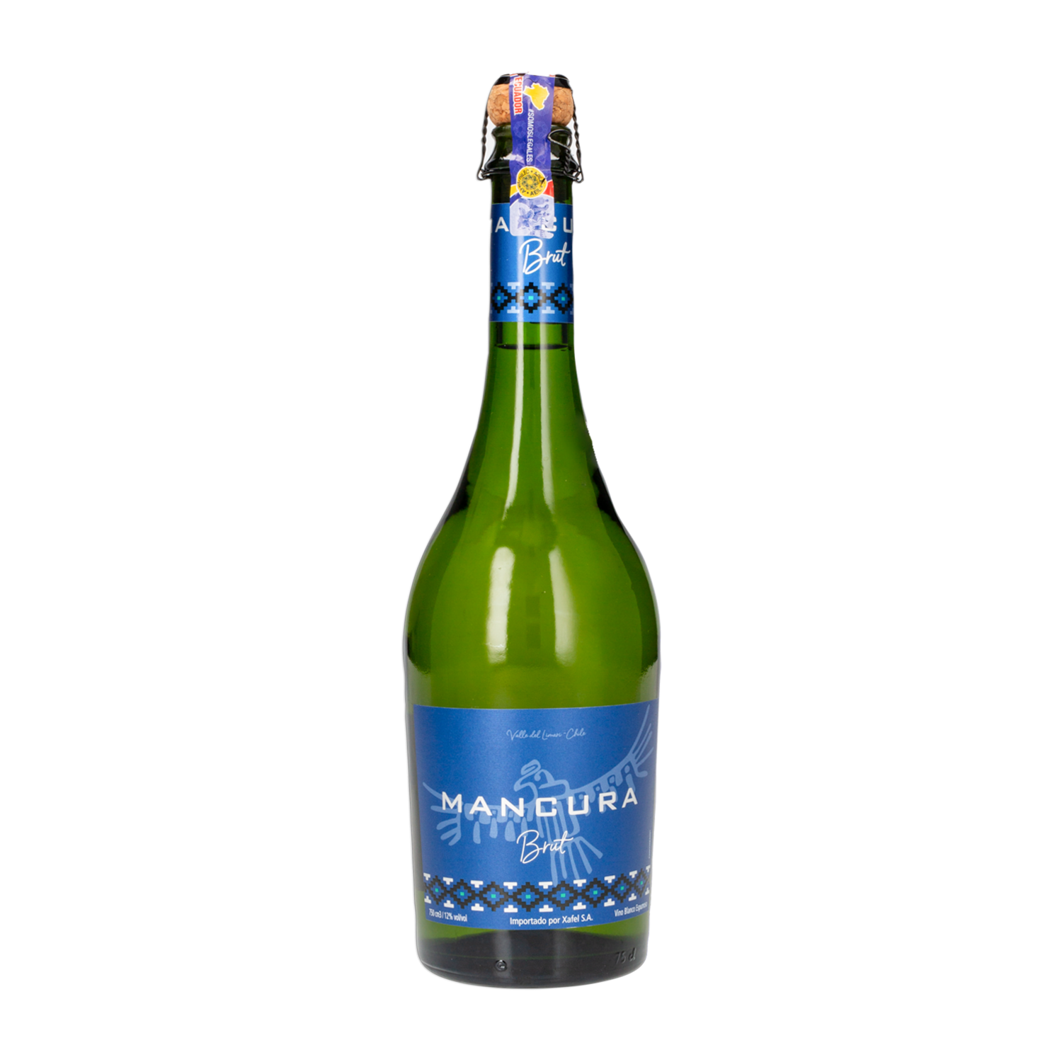 Vino Espumoso Brut Chardonnay MANCURA 750 ML