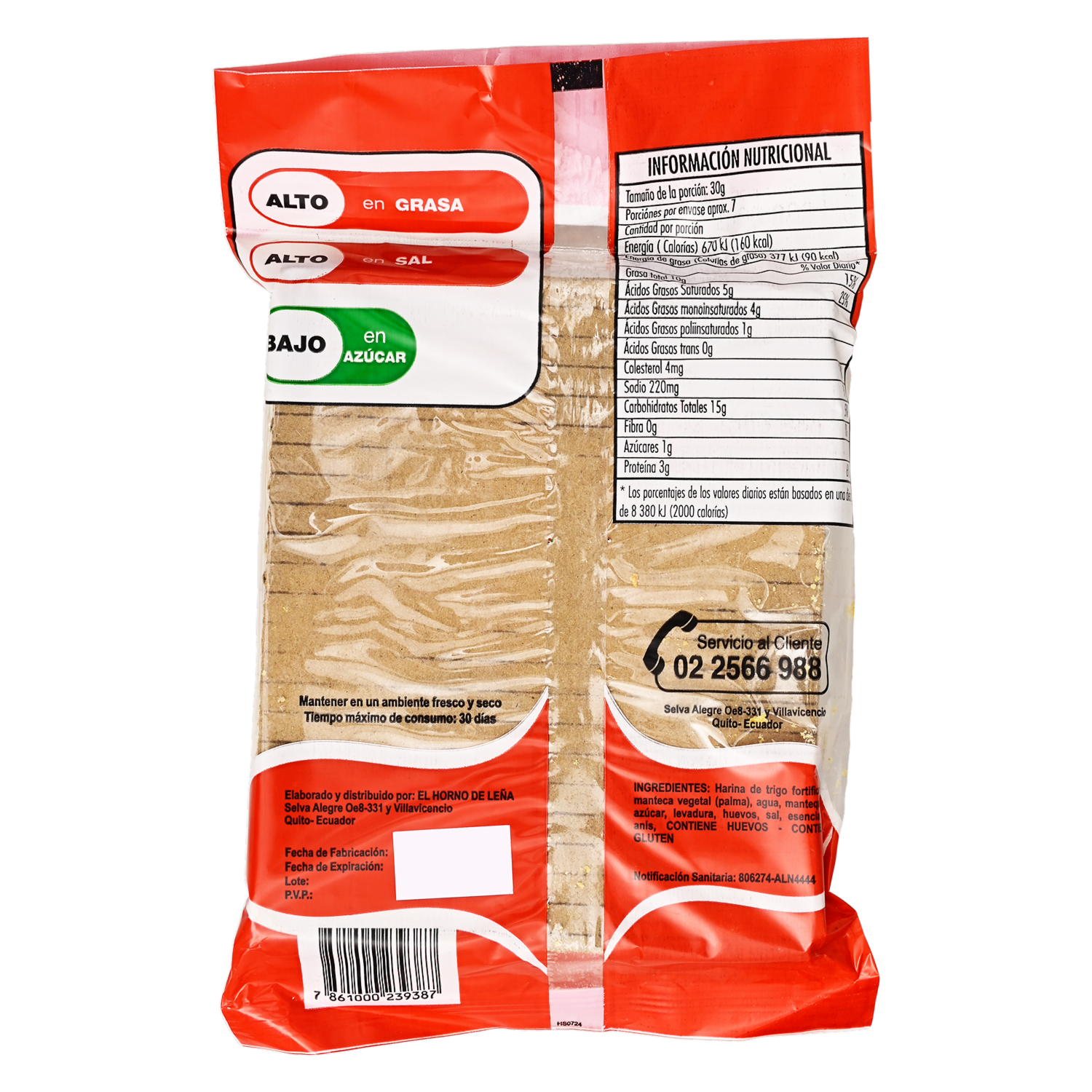 Bizcochos De Leña EL HORNO DE LEÑA 200g