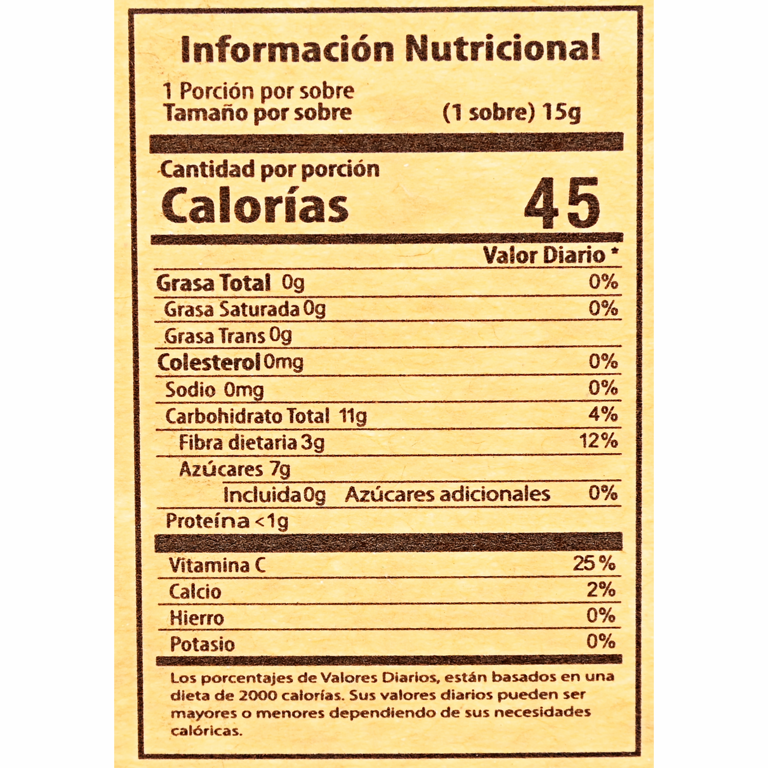 Infusión De Frutas Deshidratadas WAYÚ 6 X 15 g