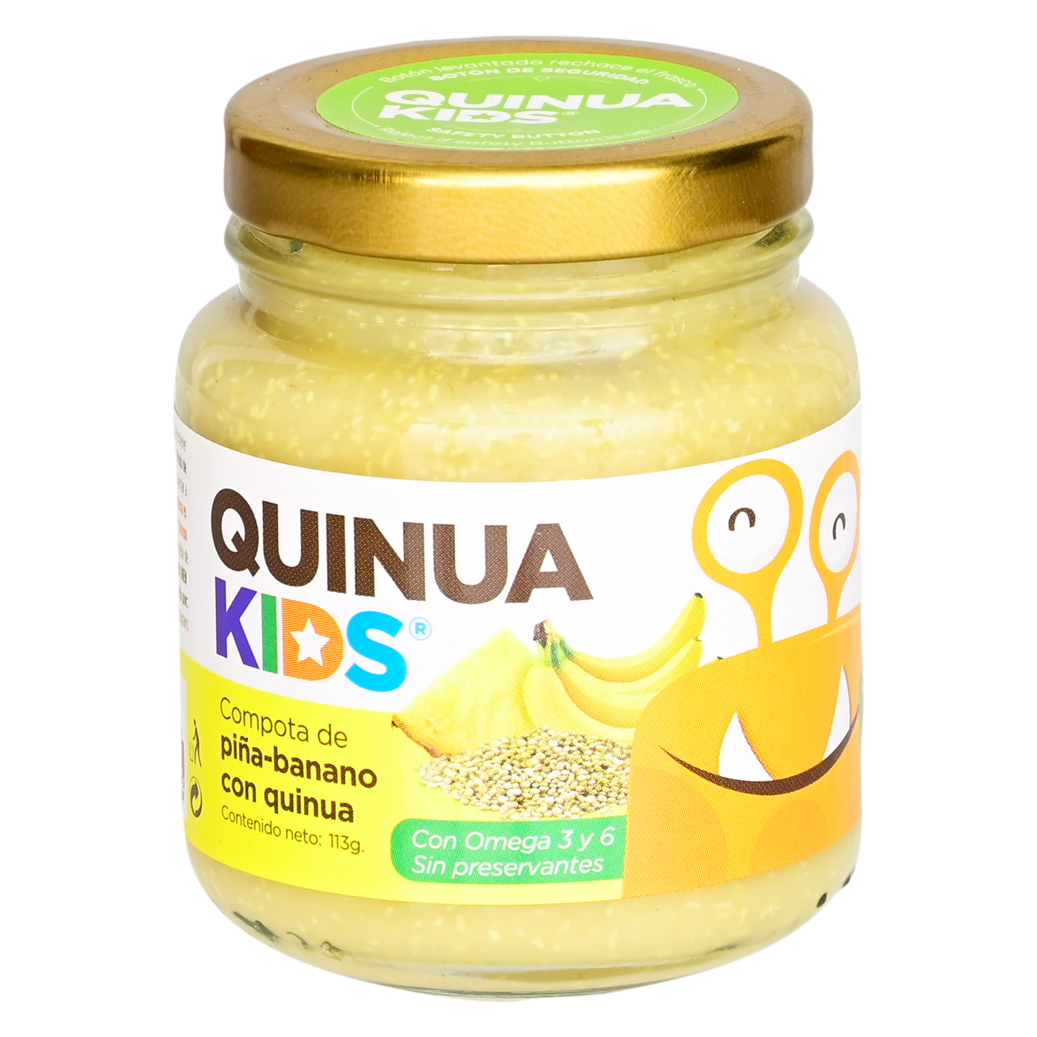 Compota De Pina Y Banana QUINUAKIDS 113 g