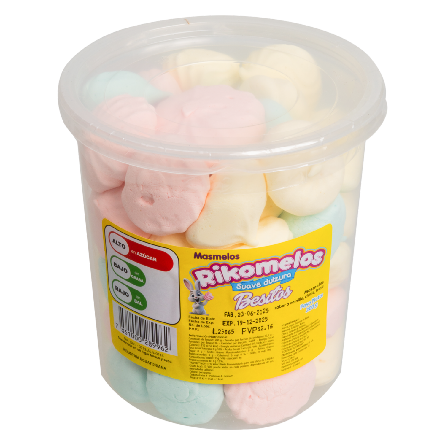 Masmelos Besitos RIKOMELOS 200 G