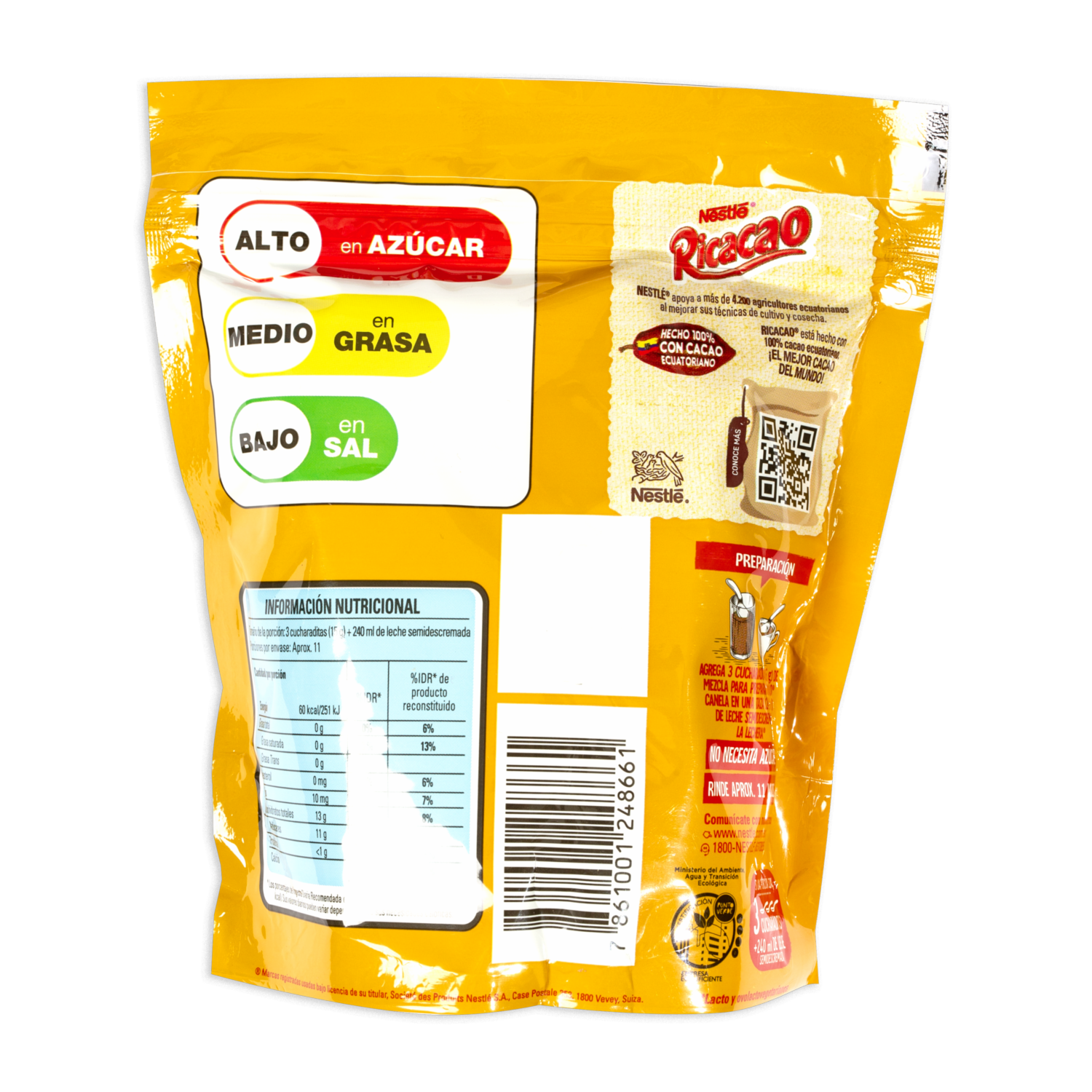 Cacao En Polvo Con Canela RICACAO 160 G