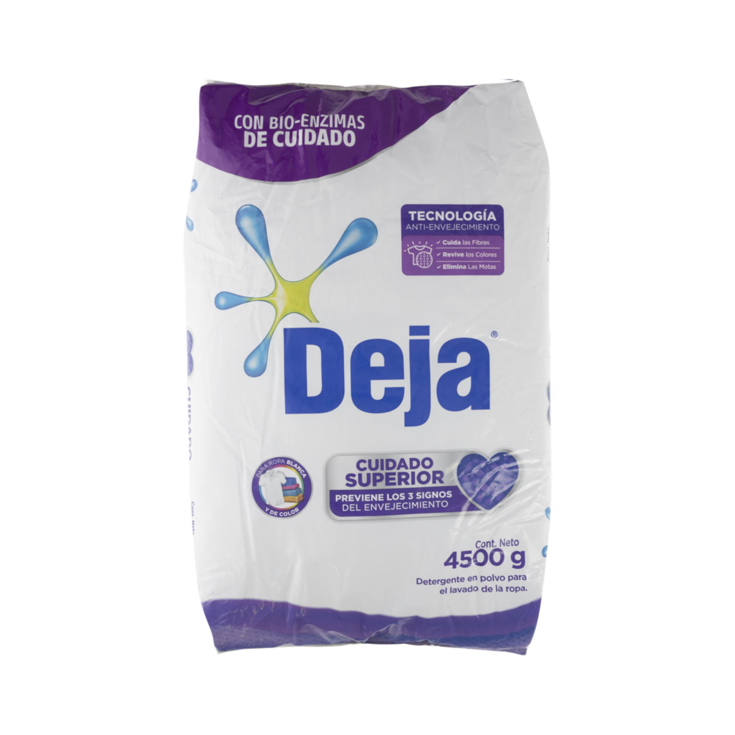 Detergente En Polvo Cuidado Superior DEJA 4,5 KG