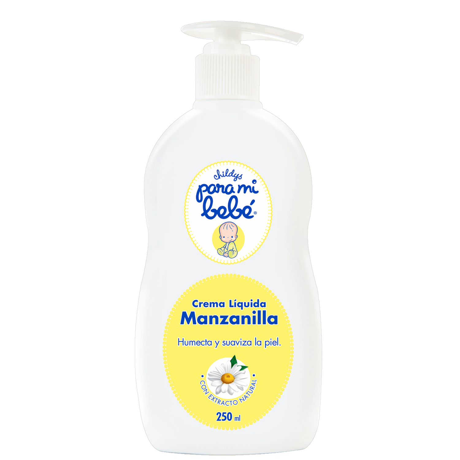 Crema Corporal Infantil Líquida Fragancia A Manzanilla PARA MI BEBÉ 250 Ml
