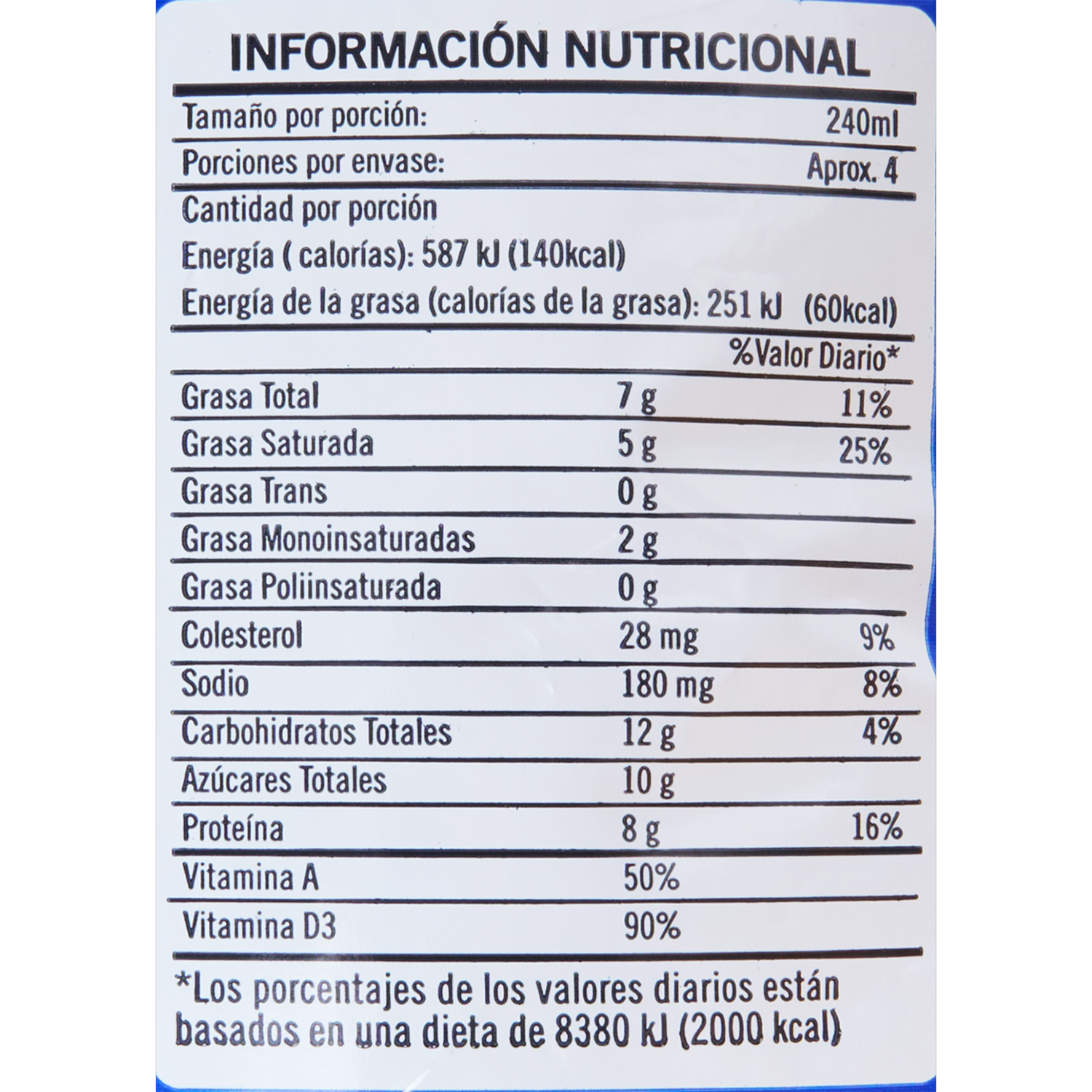 Leche Entera Uht ANDINA Funda