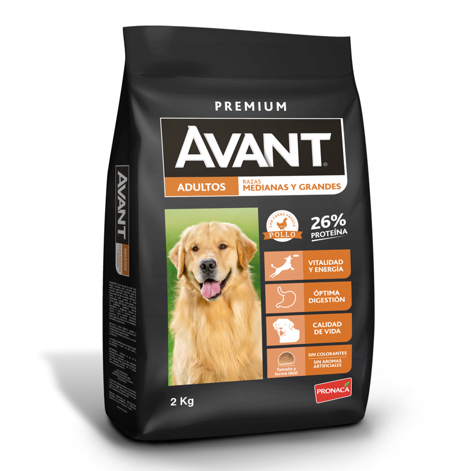 Alimento Para Perros Adultos Razas Medianas Y Grandes AVANT 2 Kg