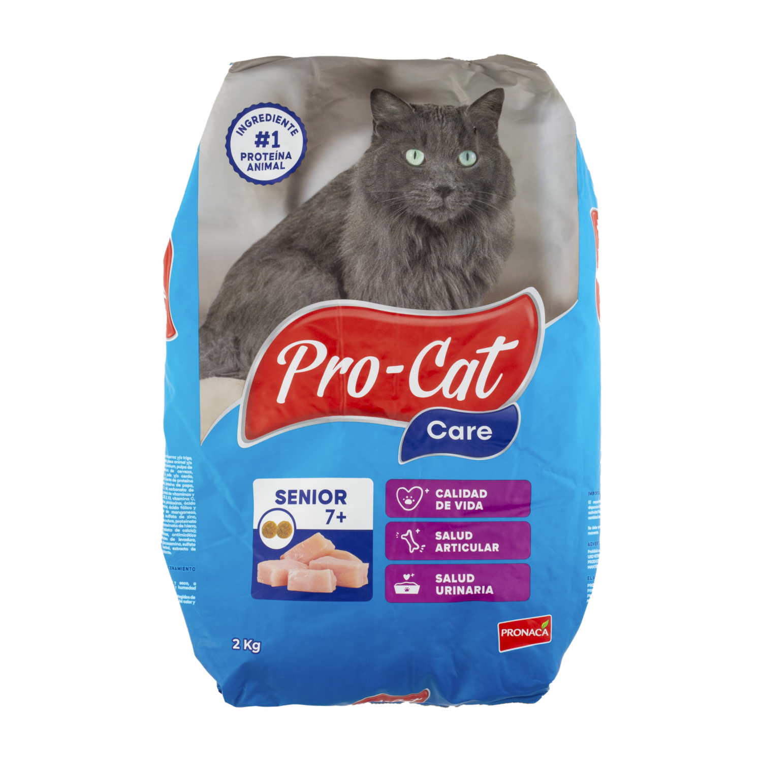 Alimento Para Gatos Senior PRO-CAT CARE 2 Kg